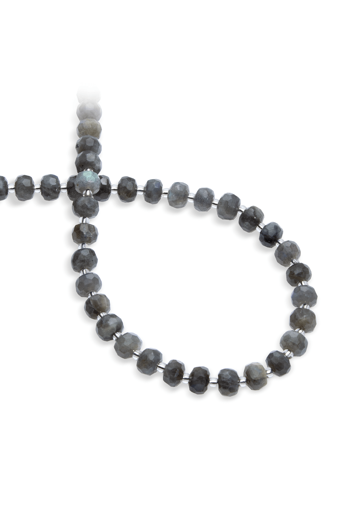 Labradorit Doğal Taş Küre Kesim 8x6mm Dizi