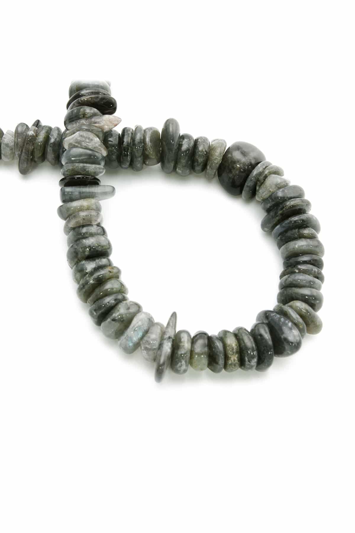 Labradorit Doğal Taş Parlak Rondela Kesim 10x4mm Dizi [AA]