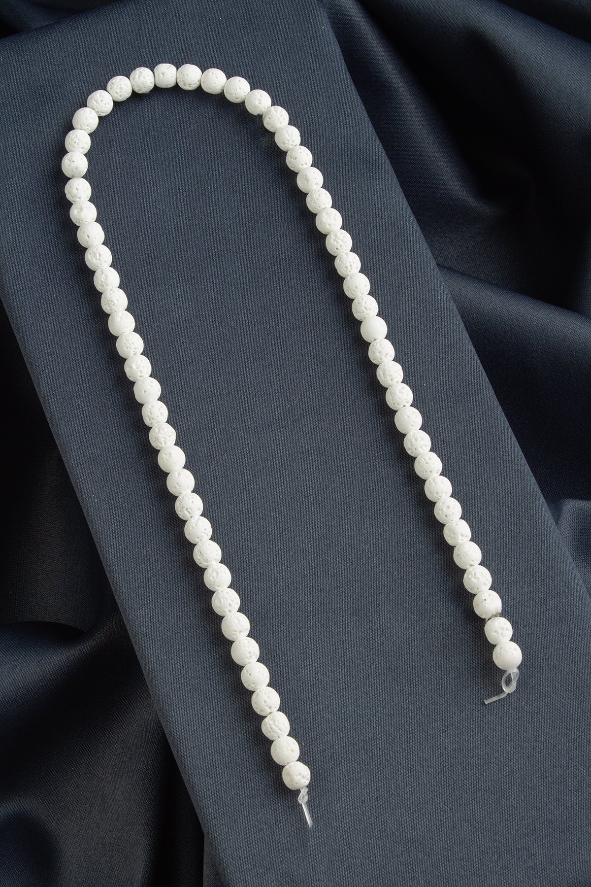 Lav Taşı Doğal Taş Mat Beyaz Küre Kesim 6mm Dizi [AA]