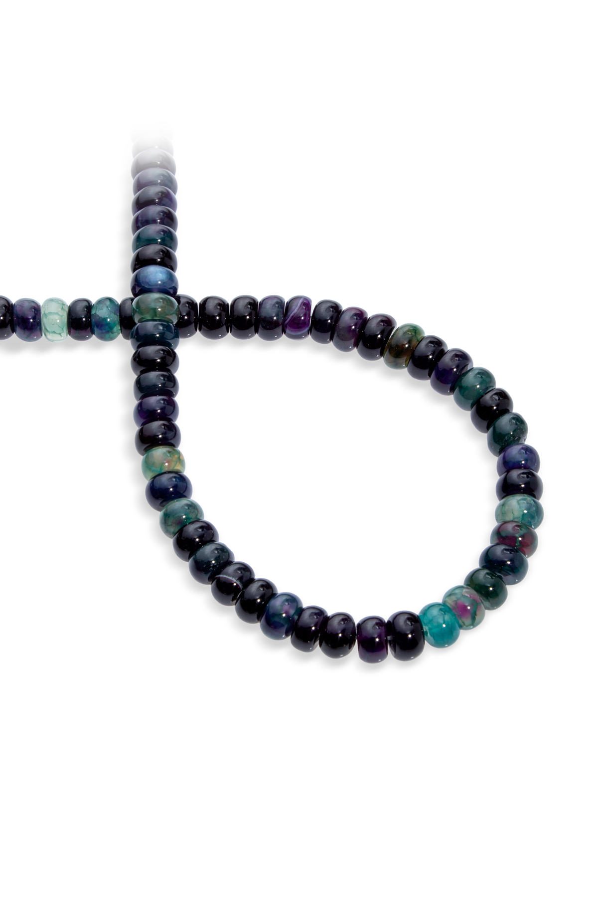 Madagaskar Akik Doğal Taş Parlak Mor 5x8mm Dizi