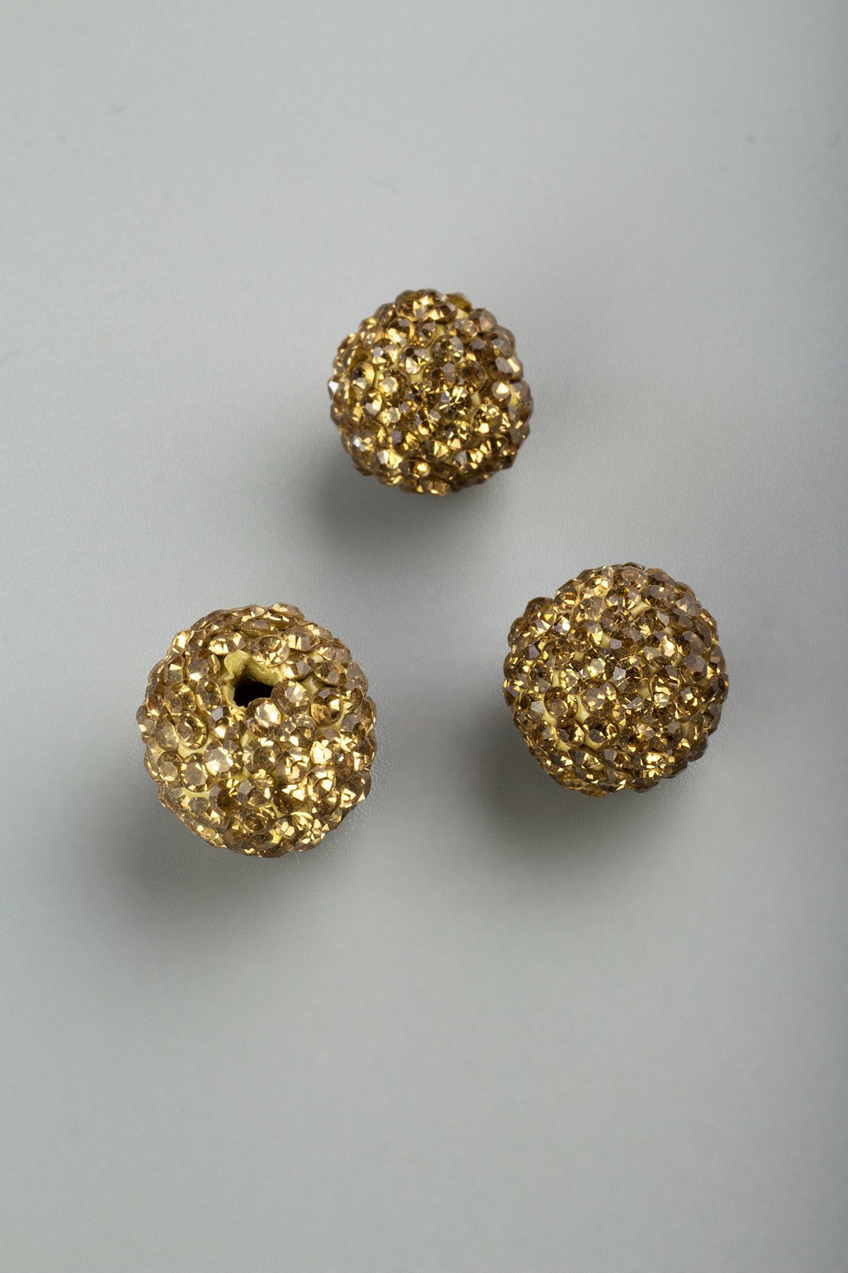 Markazit Sarı Küre Kesim 11x13mm Takı Aparatı