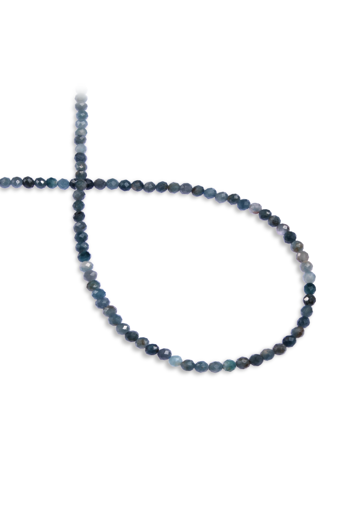 Mavi Turmalin Doğal Taş Faset Küre Kesim 3mm Dizi