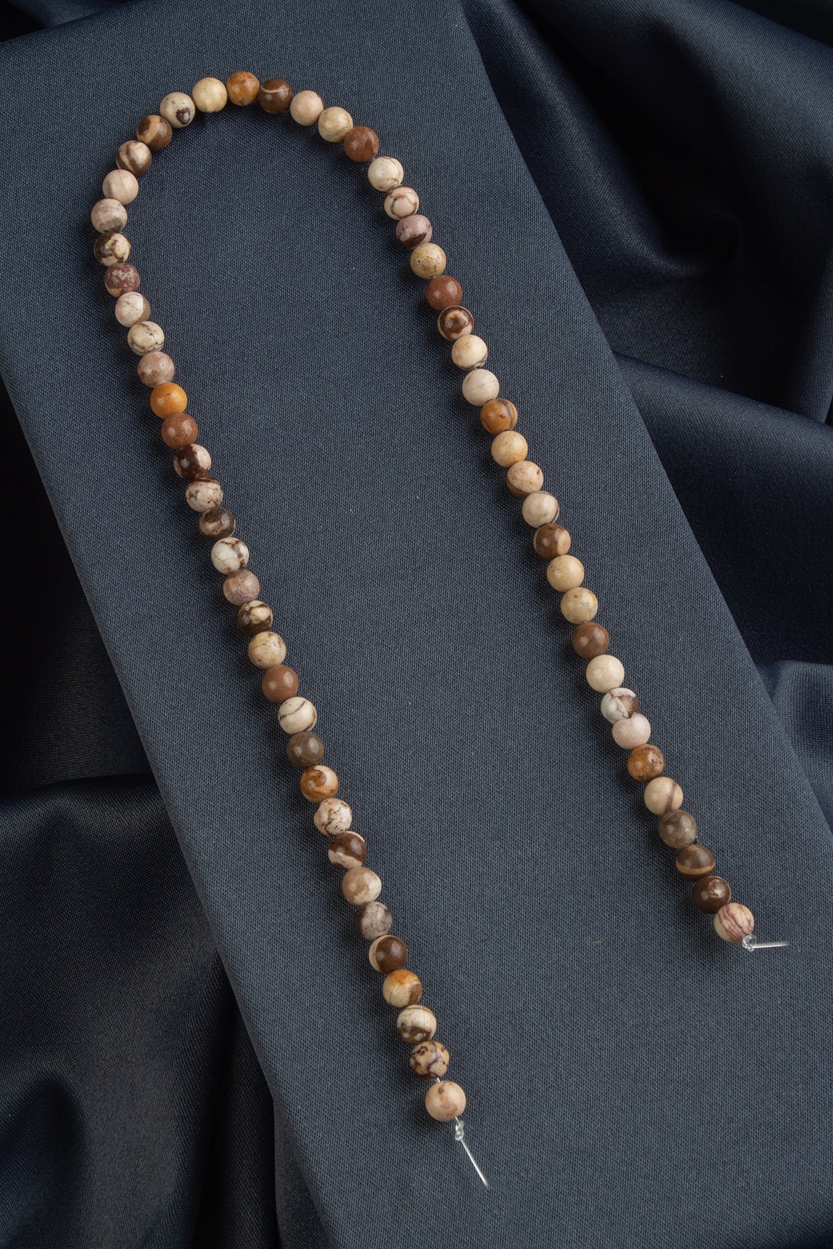 Milk Jasper Doğal Taş Parlak Küre Kesim 6mm Dizi [AA]