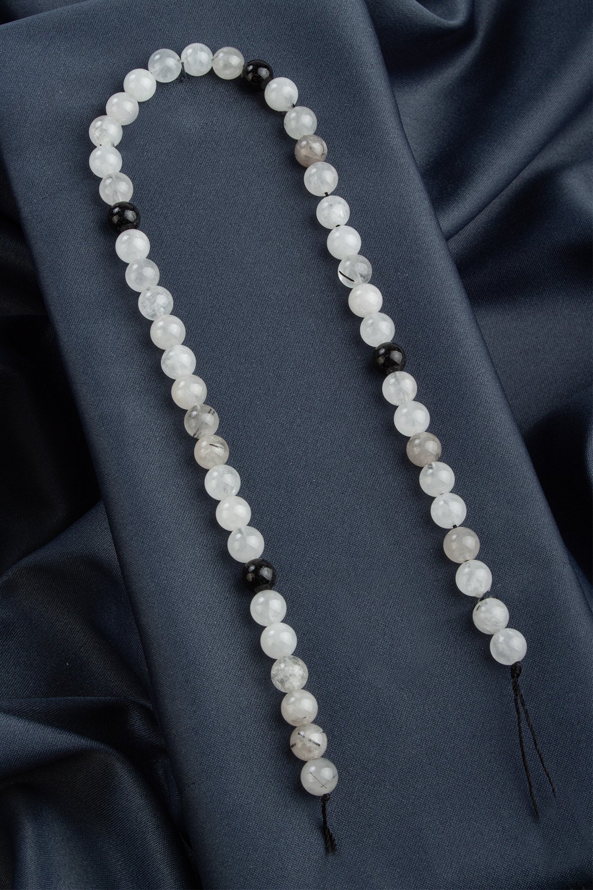 Morganit Doğal Taş Parlak Piramit Kesim 8mm Dizi [AA]