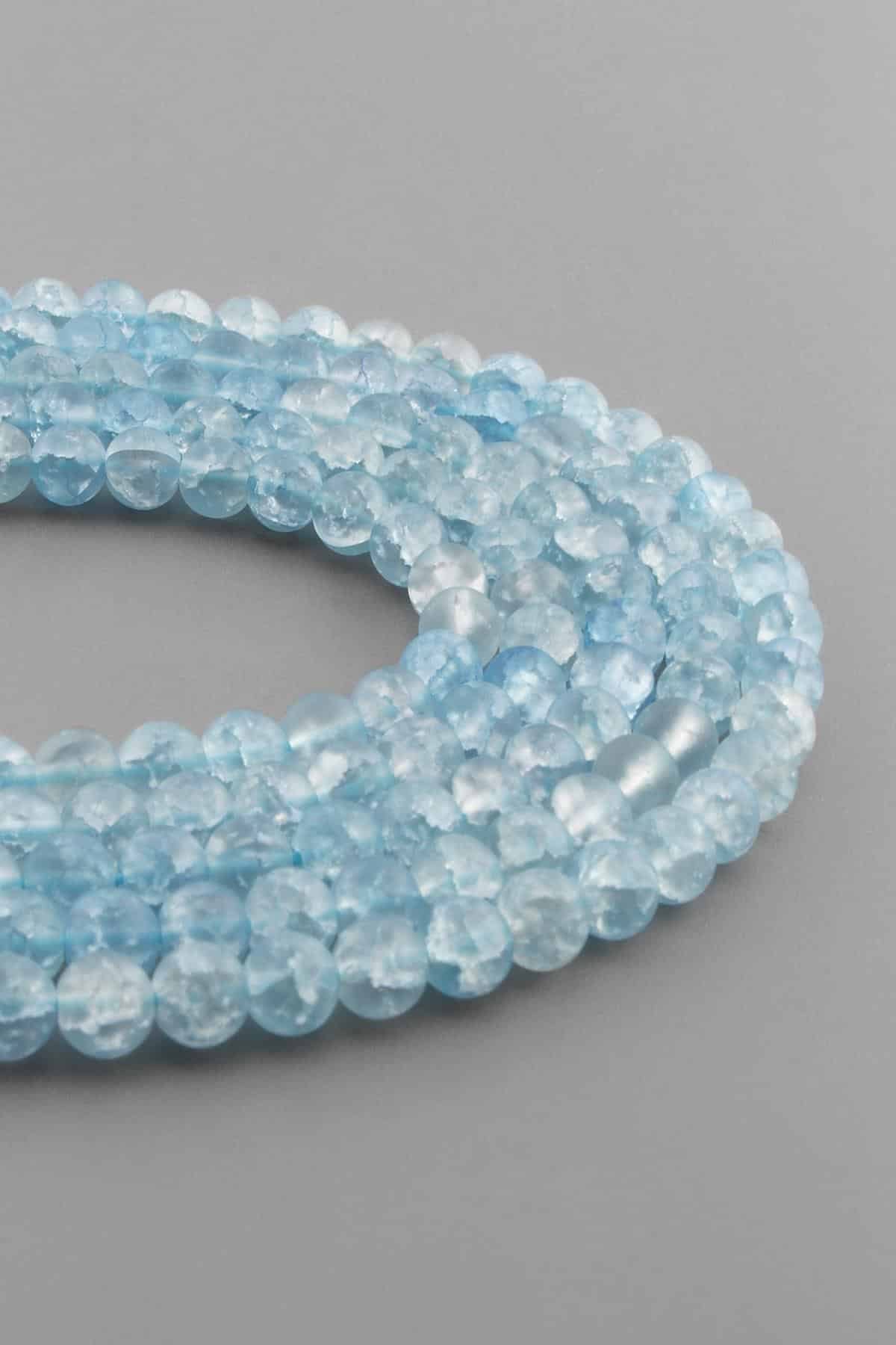 Necef Doğal Taş Mat Mavi Küre Kesim 6mm Dizi