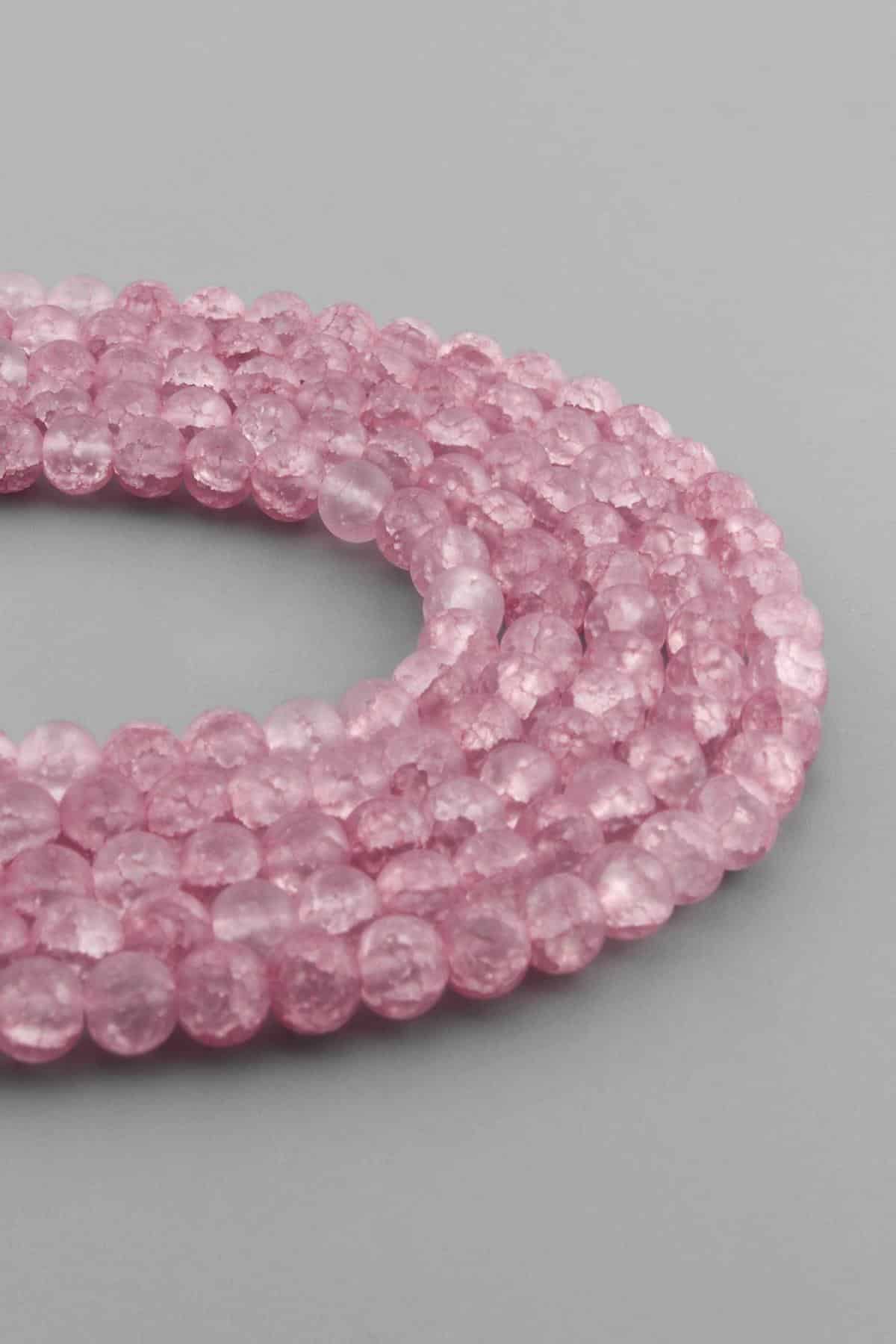 Necef Doğal Taş Mat Pembe Küre Kesim 6mm Dizi