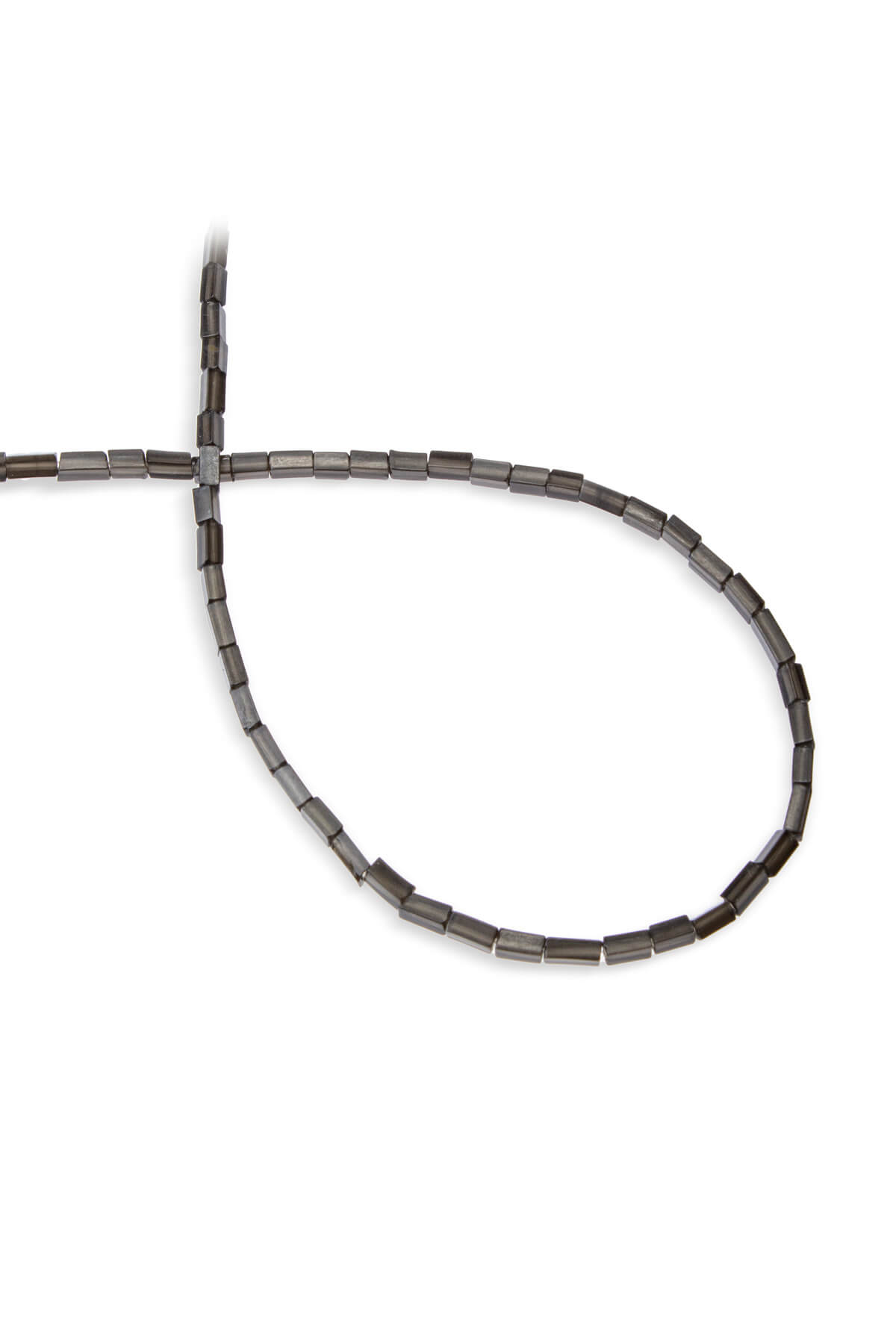 Obsidyen Doğal Taş Parlak Kahverengi Dikdörtgen Kesim 2x4mm Dizi