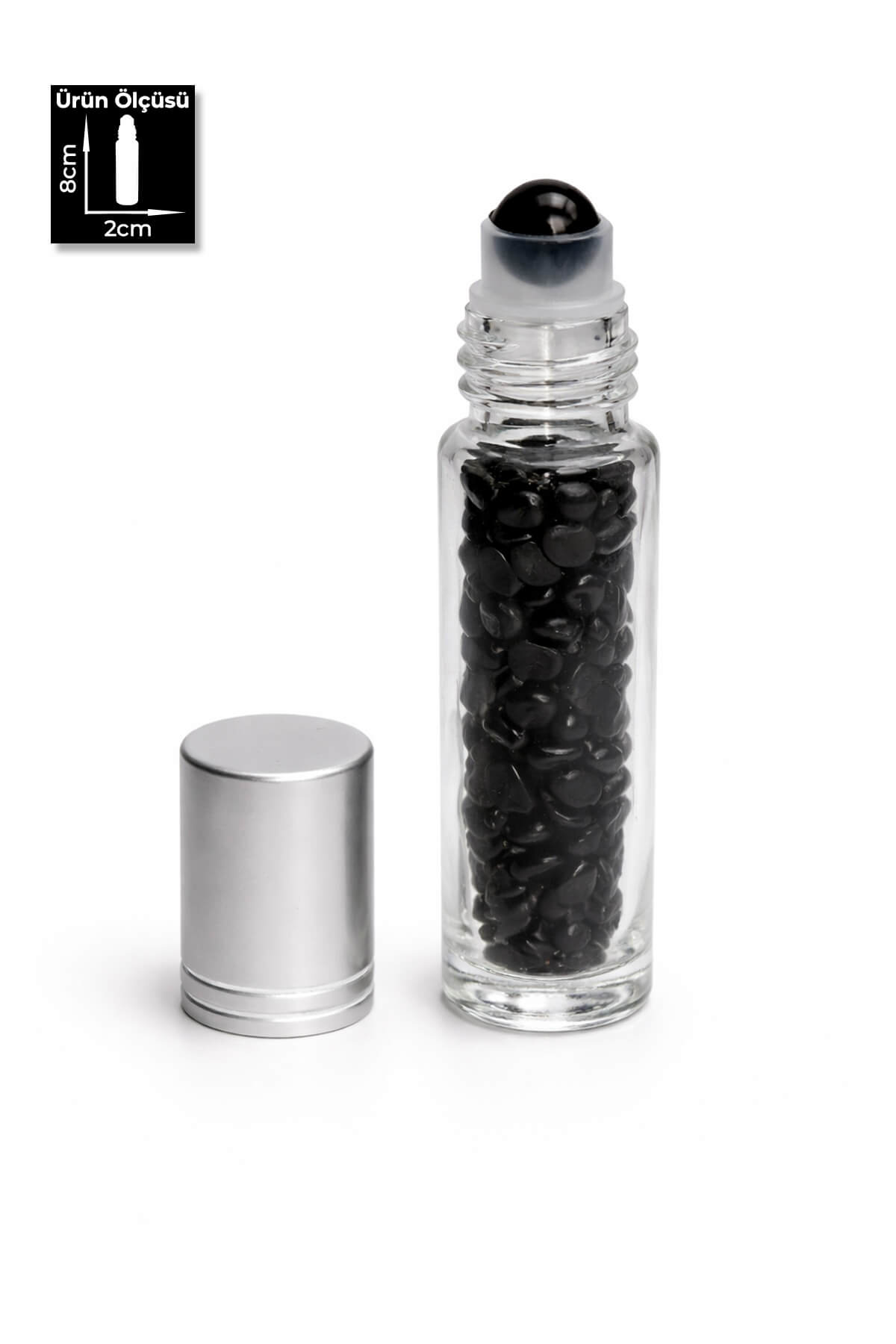 Obsidyen  Kırık Taş Roll-On Cam Şişe 10ml