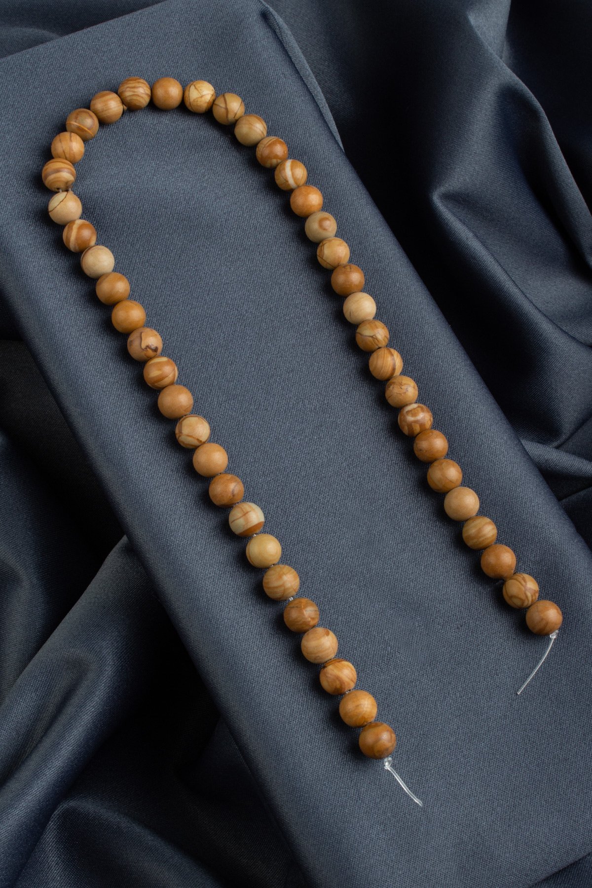 Odun Jasper Doğal Taş Mat Kahverengi Küre Kesim 8mm Dizi [AA]