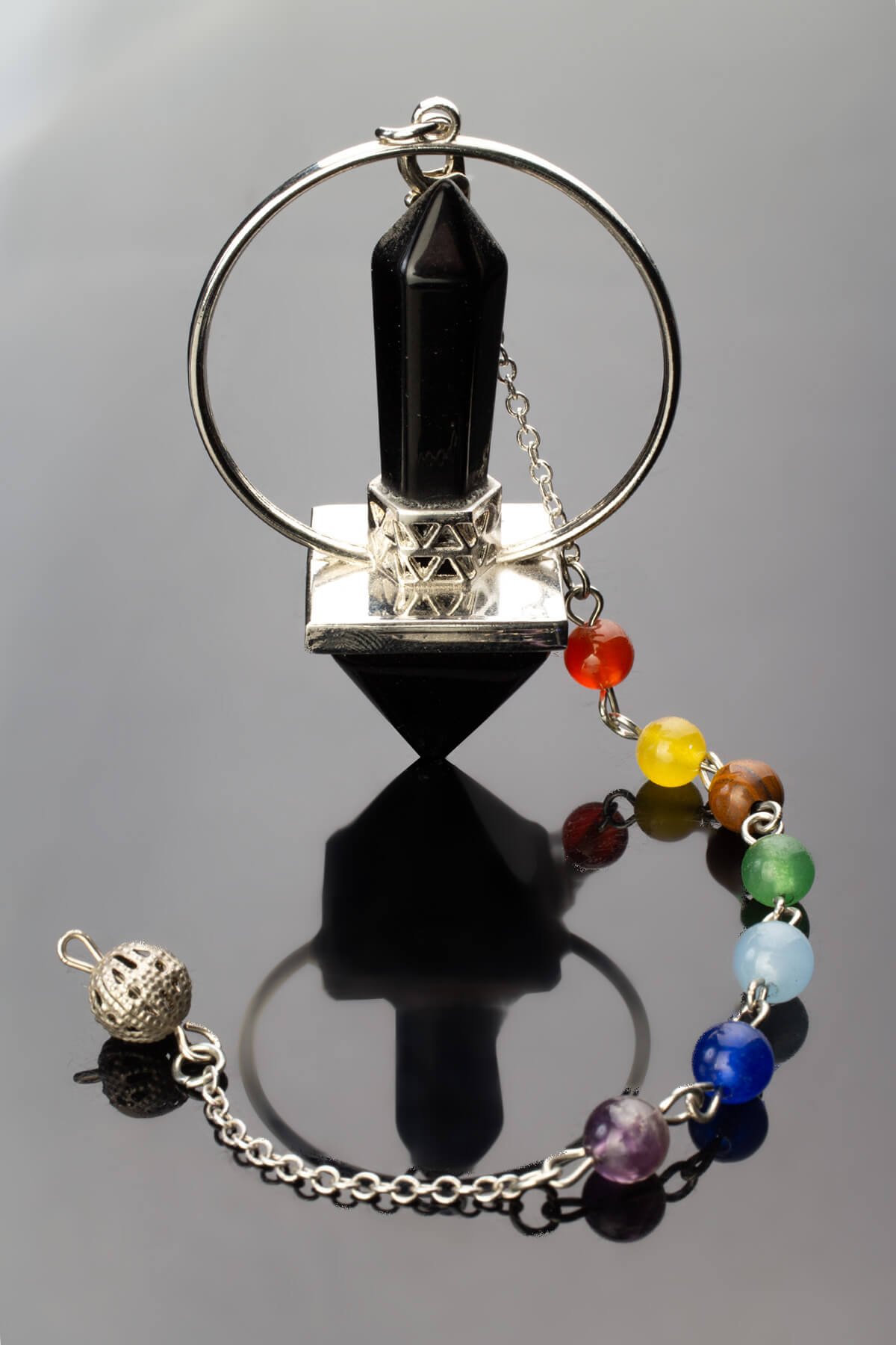 Oniks Doğal Taş 25x60mm Pandül Sarkaç