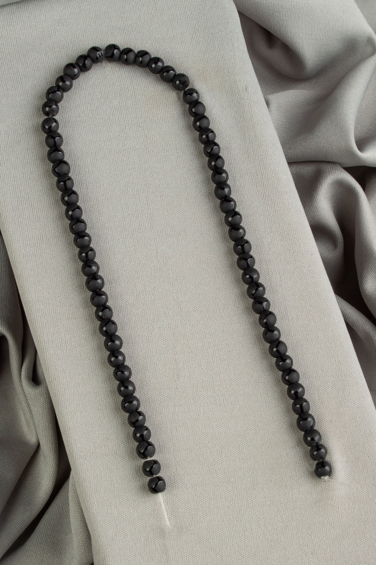 Onyx Natural Stone Top 6mm String Of Beads