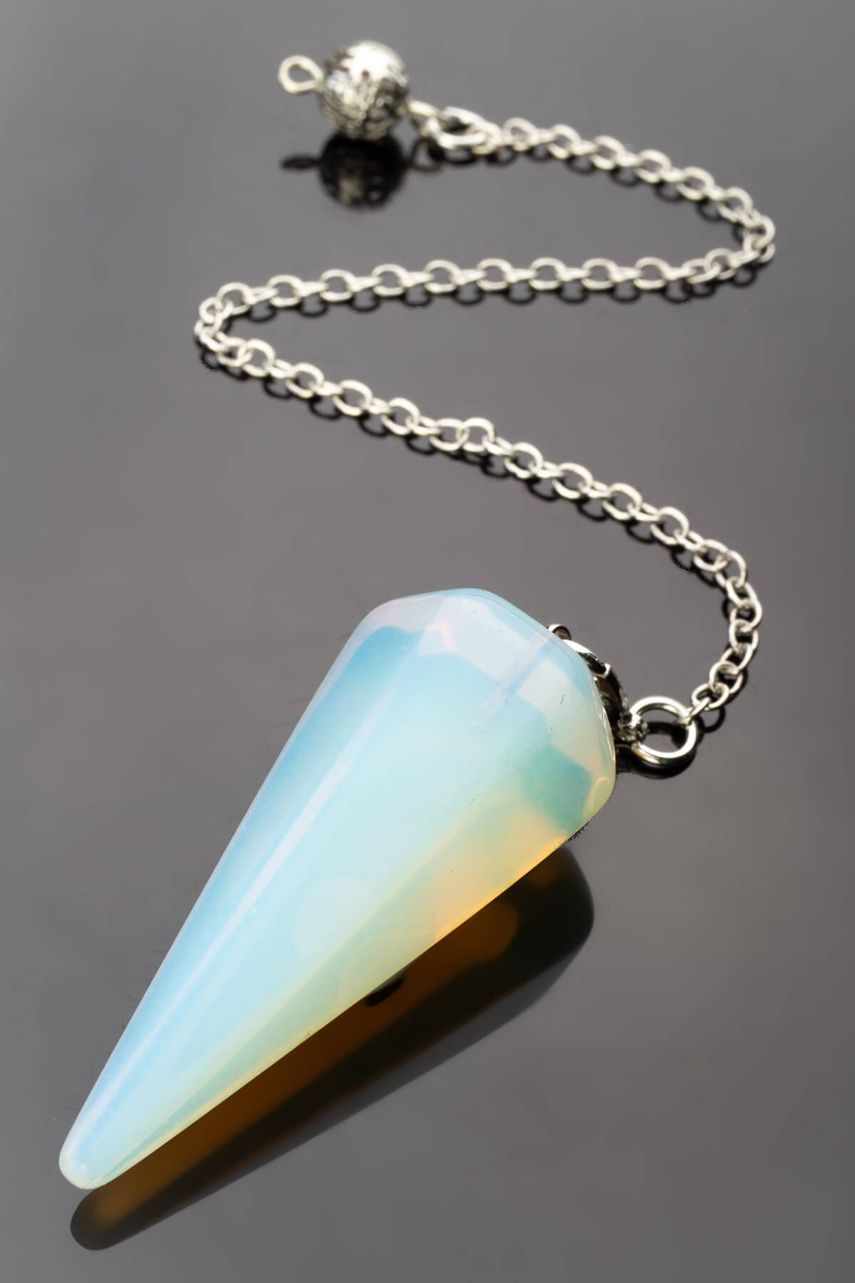 Opal Doğal Taş 18x42mm Pandül Sarkaç