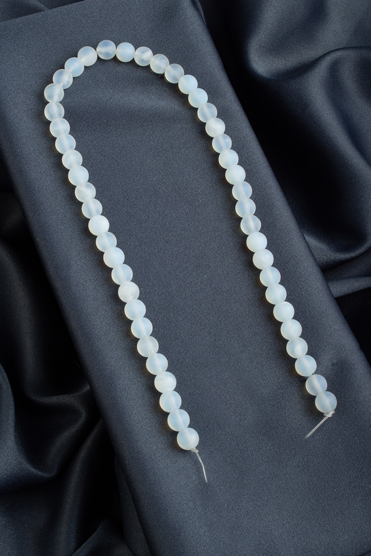 Opal Doğal Taş Mat Küre Kesim 8mm Dizi [AB]