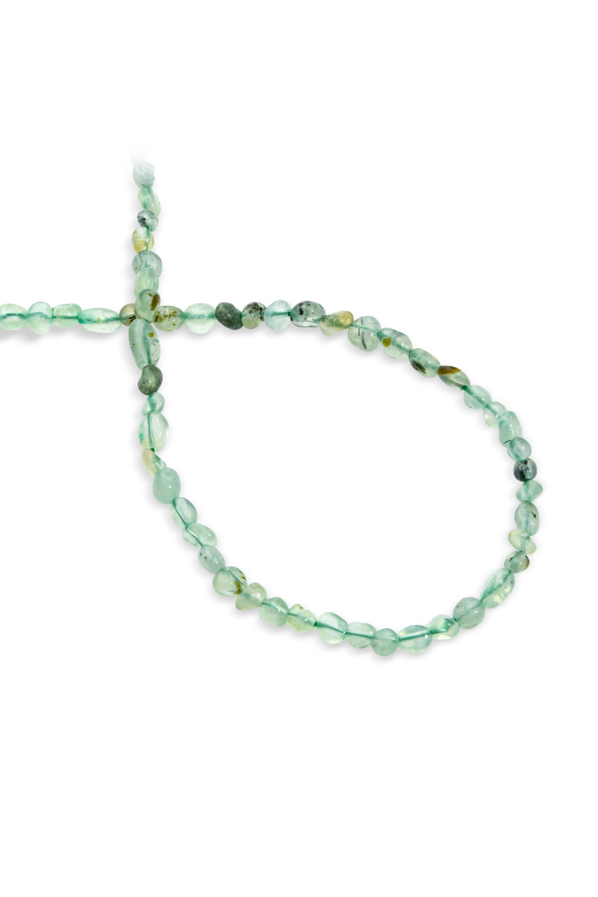 Prehnit Doğal Taş Parlak Tımbıl Kesim 4x6mm Dizi