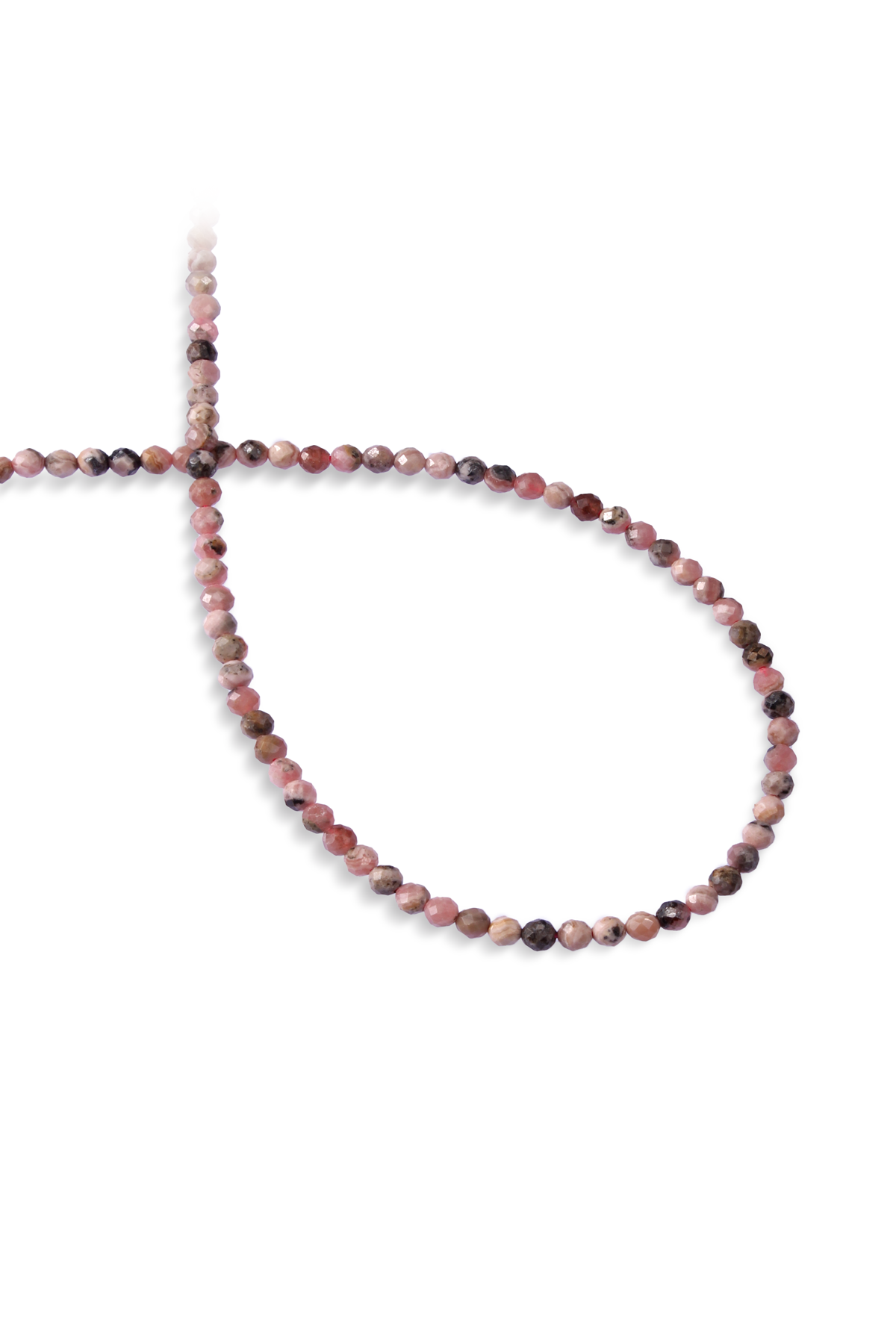 Rodonit Doğal Taş Faset Küre Kesim 3mm Dizi