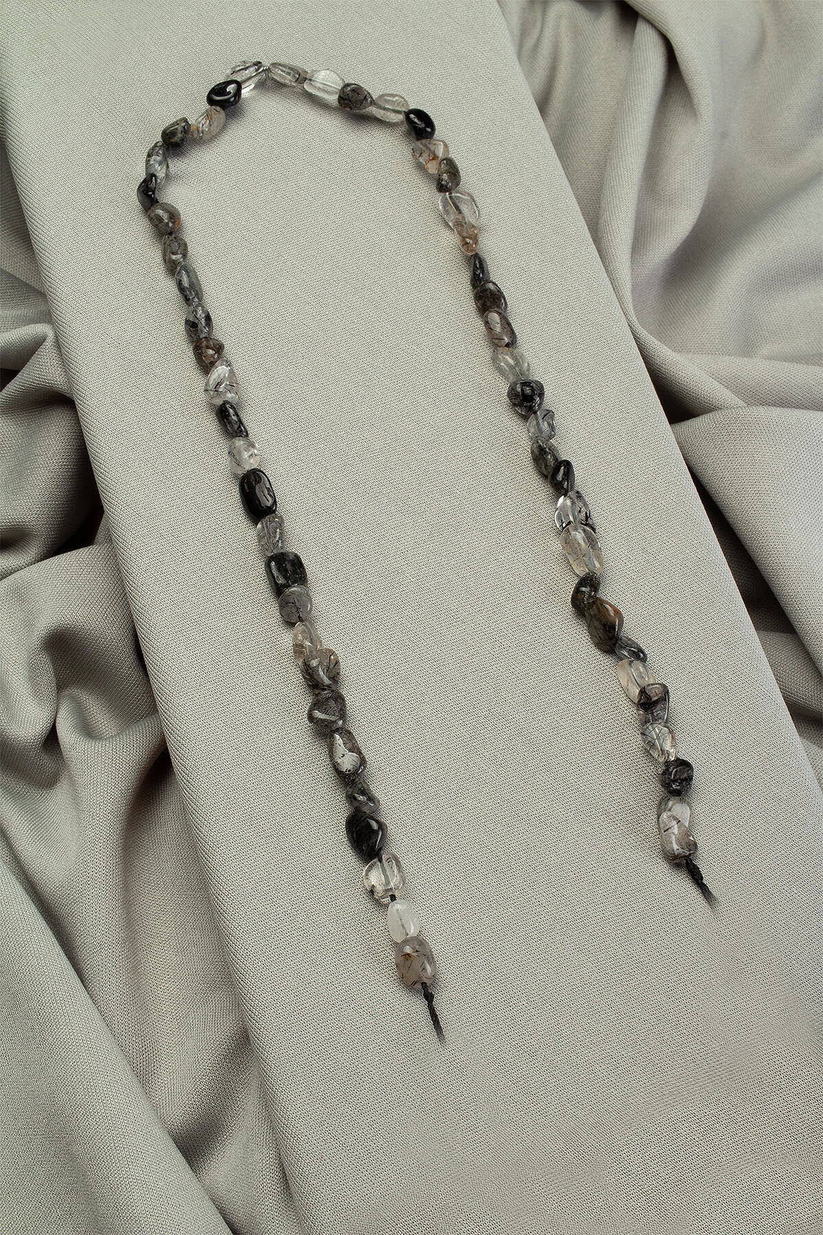 Rutil Kuvars Doğal Taş Parlak Tımbıl Kesim 6x8mm Dizi [AA]