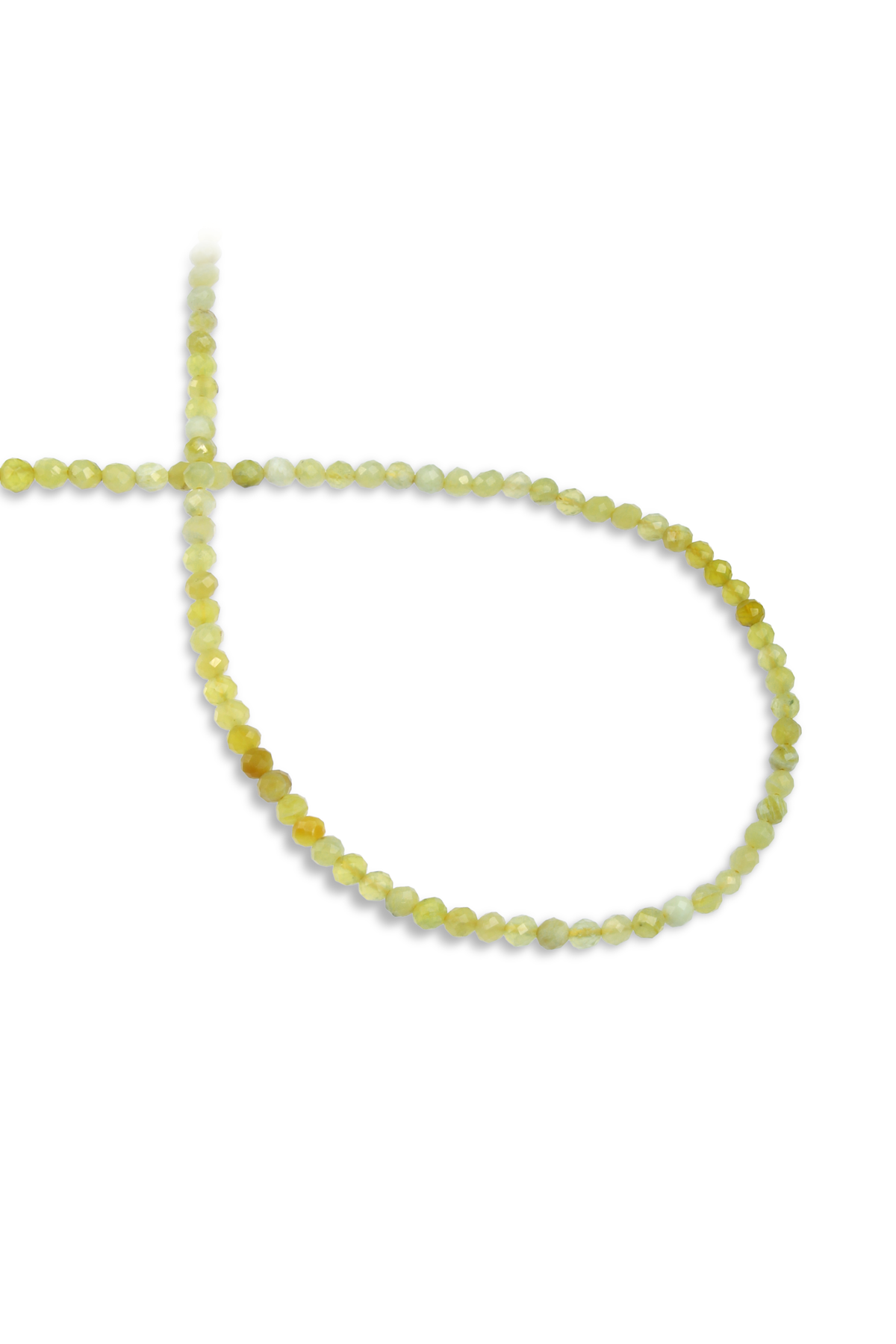 Sarı Opal Doğal Taş Faset Küre Kesim 3mm Dizi