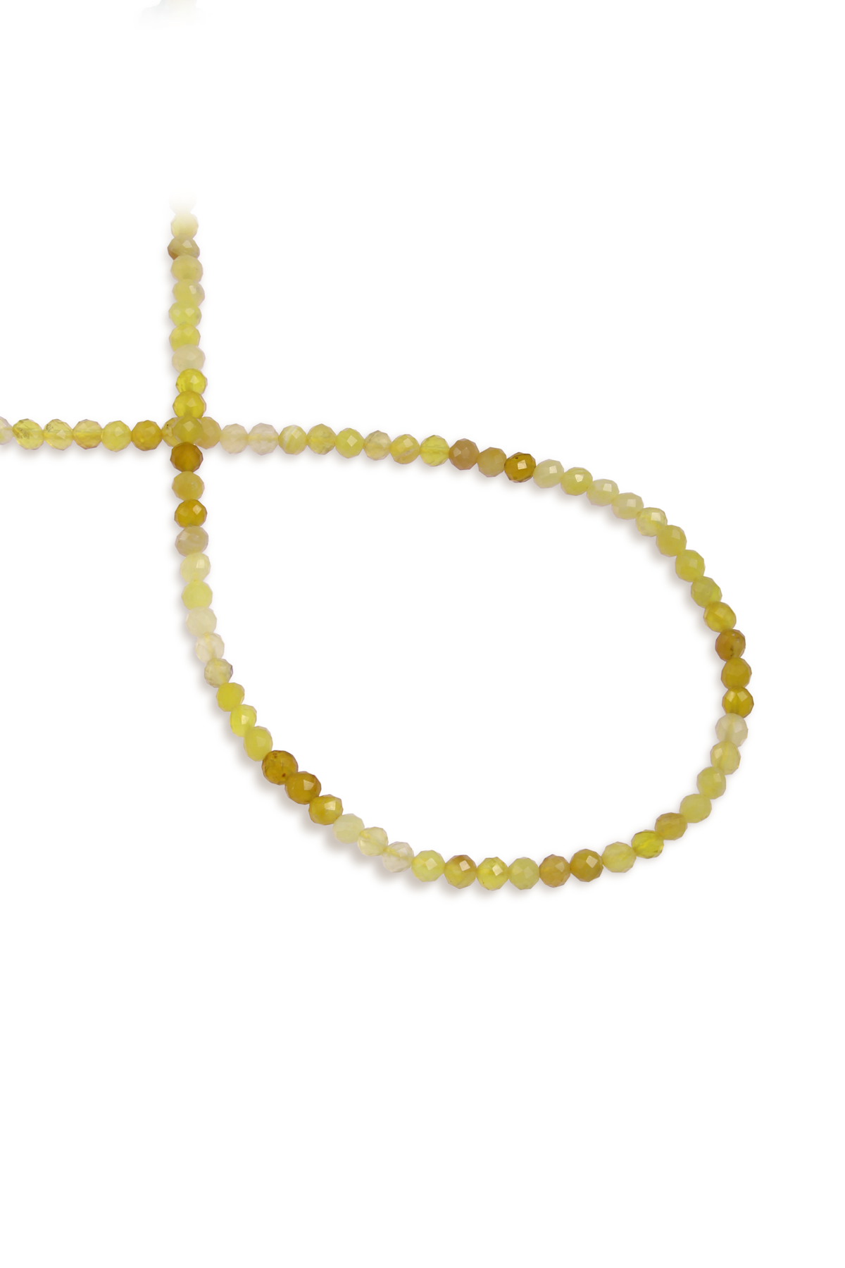 Sarı Opal Doğal Taş Faset Küre Kesim 4mm Dizi