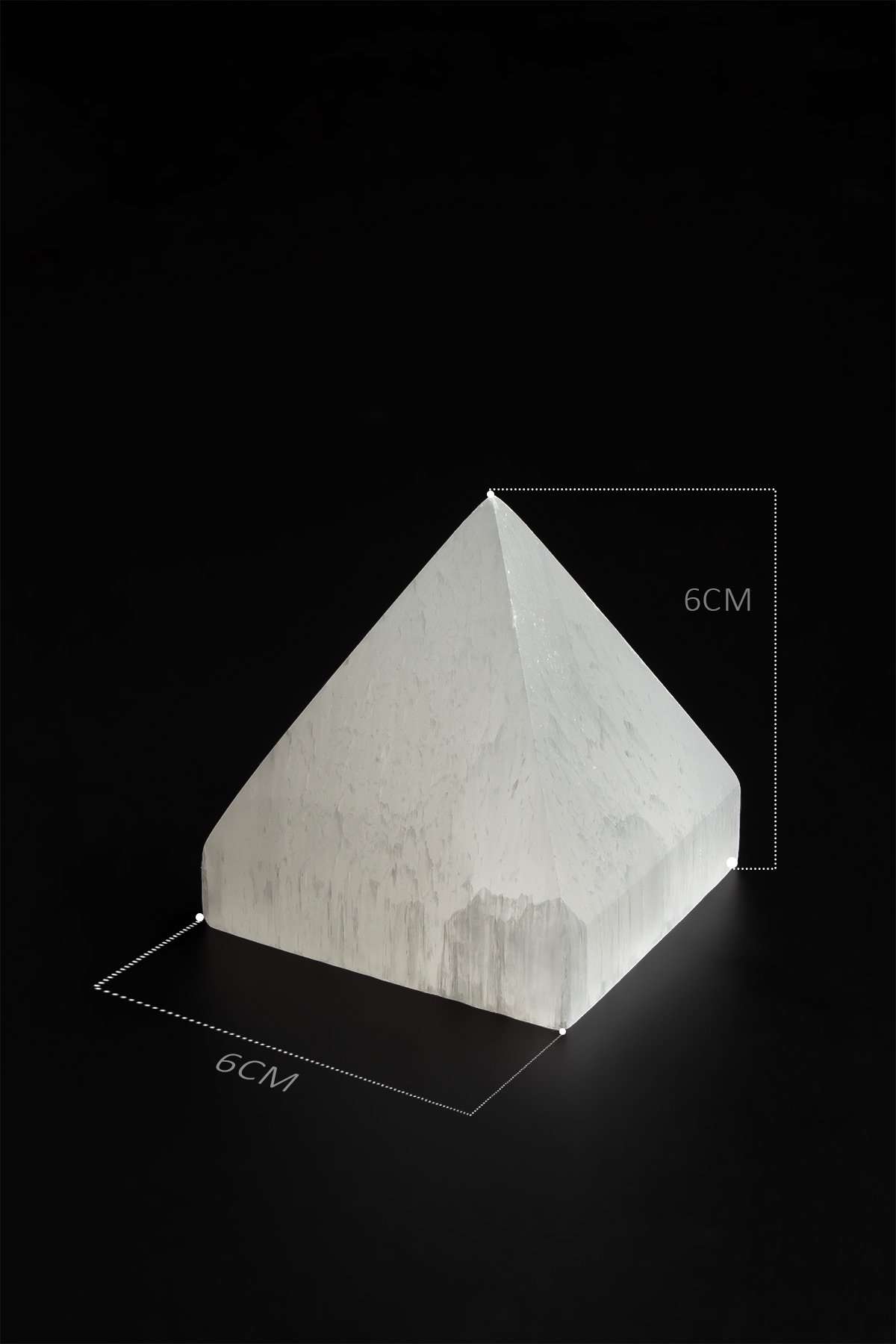 Selenit Piramit 6cm