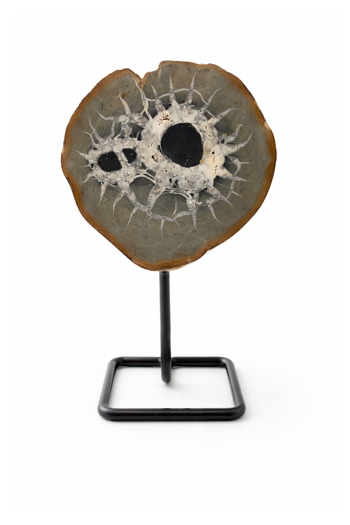 Septeryan Taşı Ham Kütle 15x9 cm Dekoratif Obje - 321 Gram