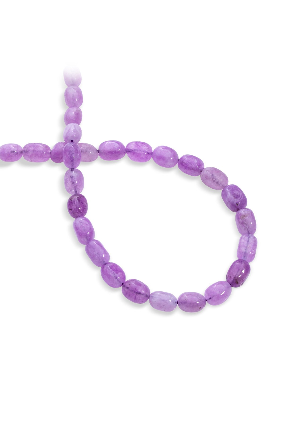 Sıkma Doğal Taş Eflatun Tımbıl 11x8mm Kesim Dizi