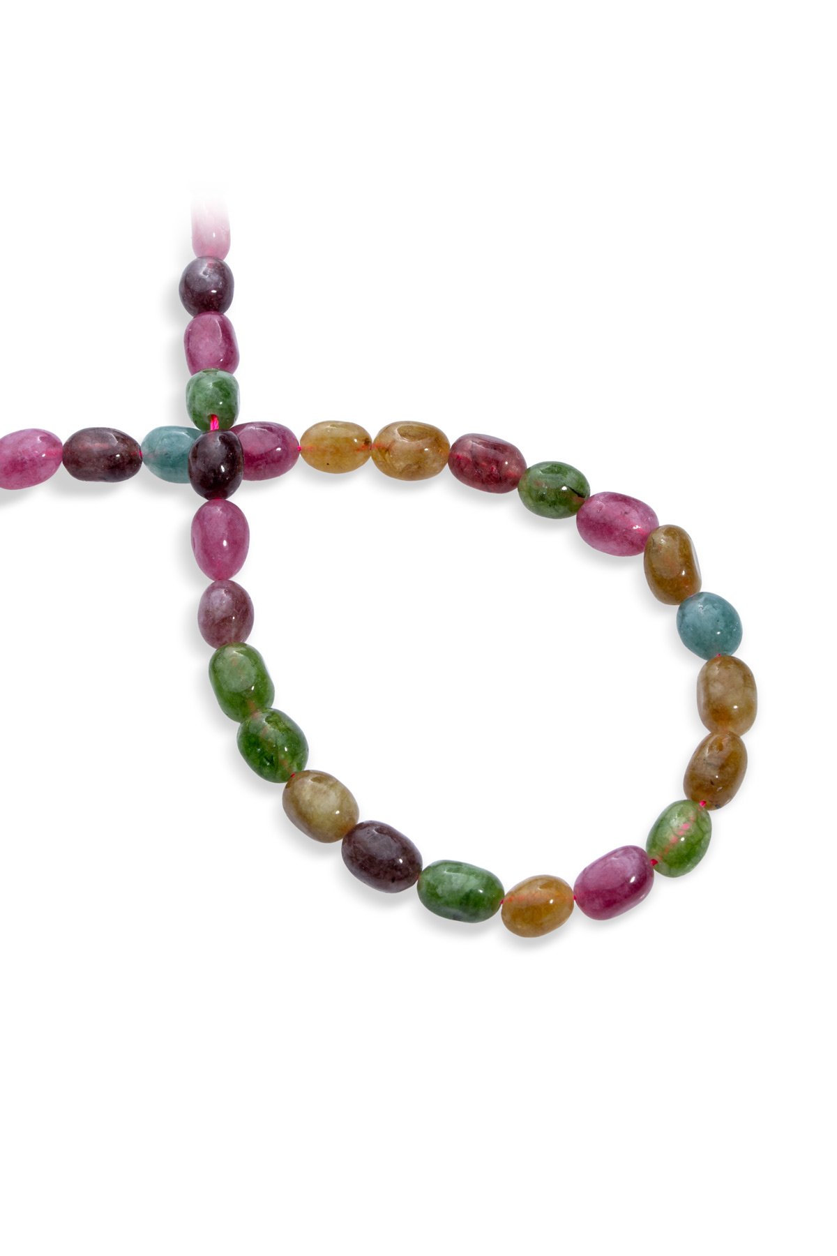 Sıkma Doğal Taş Karışık Tımbıl 11x8mm Kesim Dizi