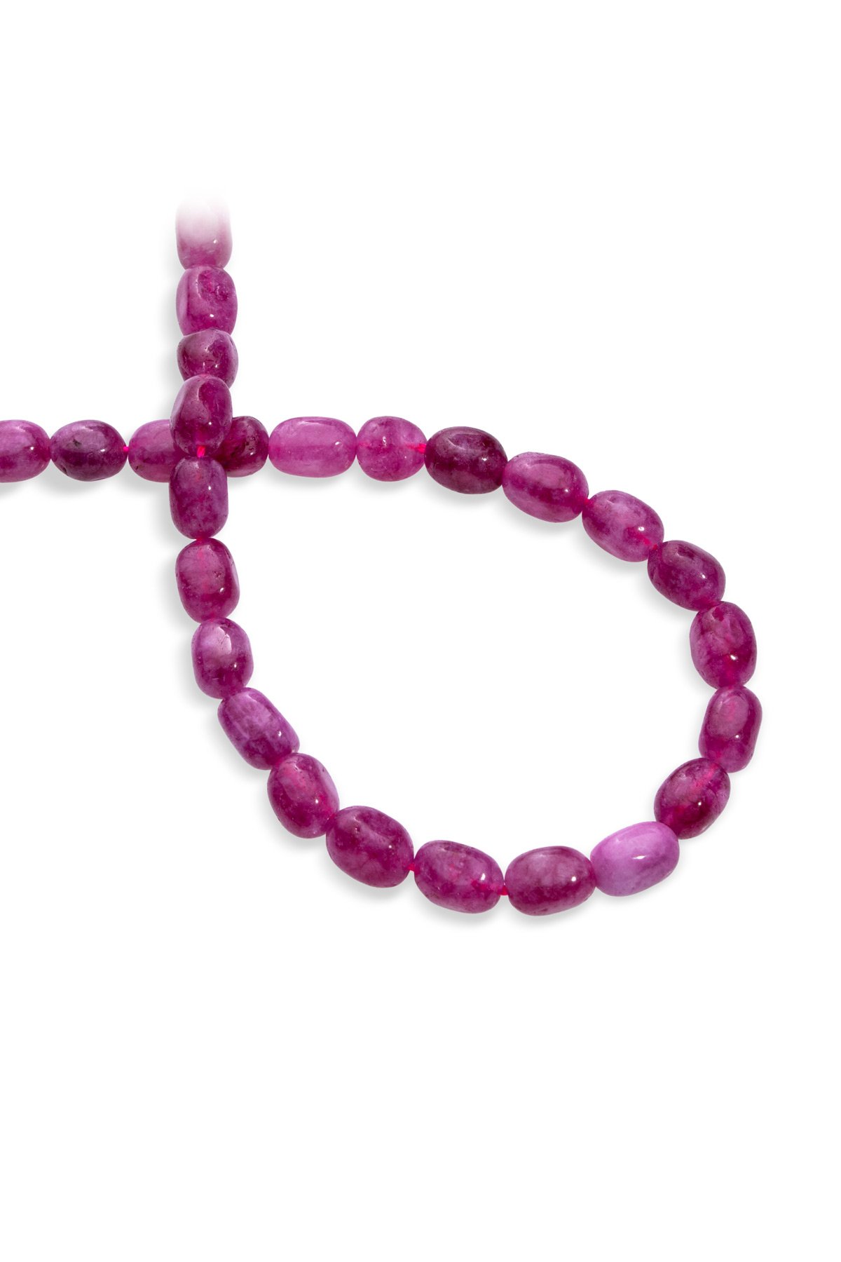 Sıkma Doğal Taş Kırmızı Tımbıl 11x8mm Kesim Dizi