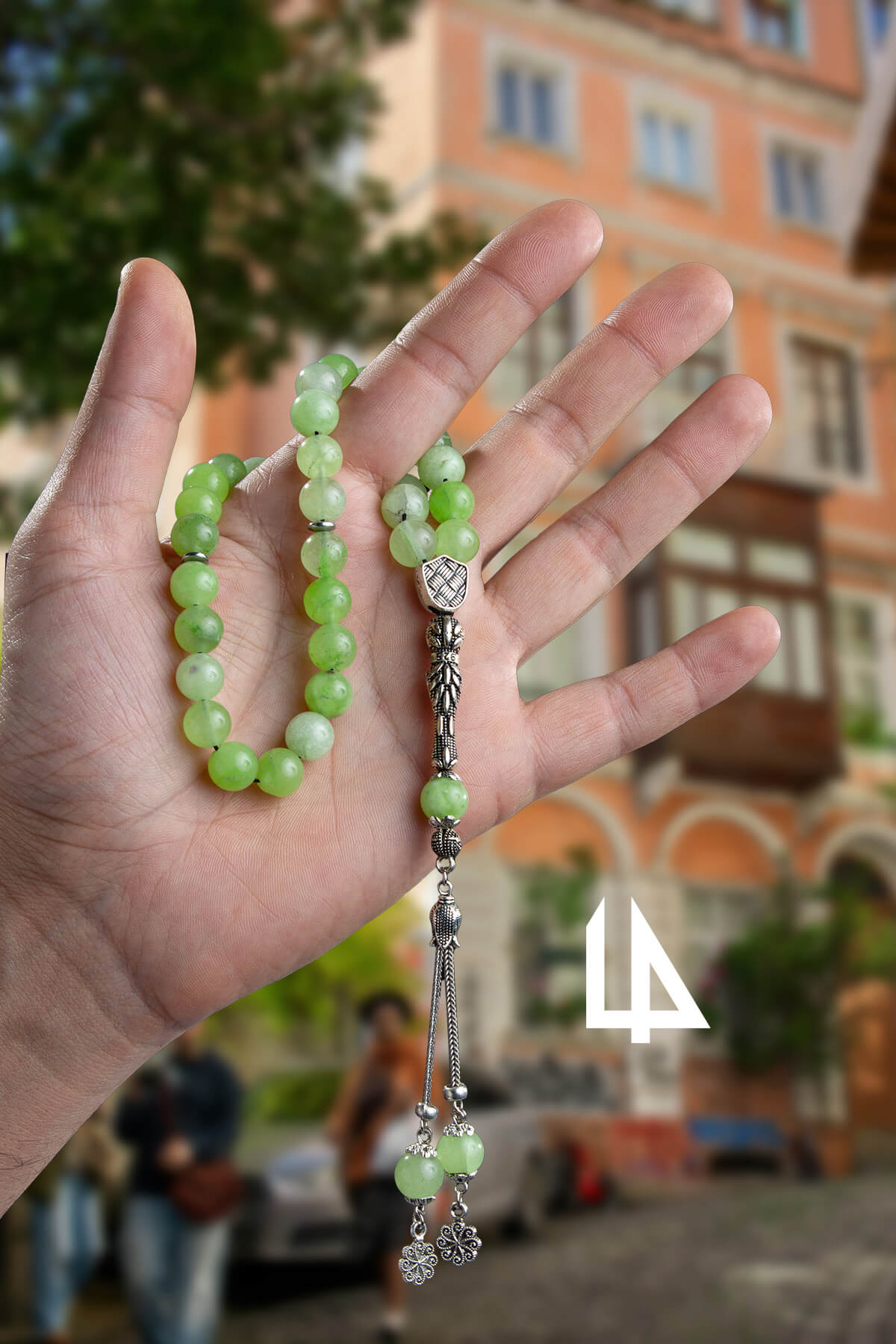 Sıkma Doğal Taş Küre Kesim 33 lü 10mm Tesbih