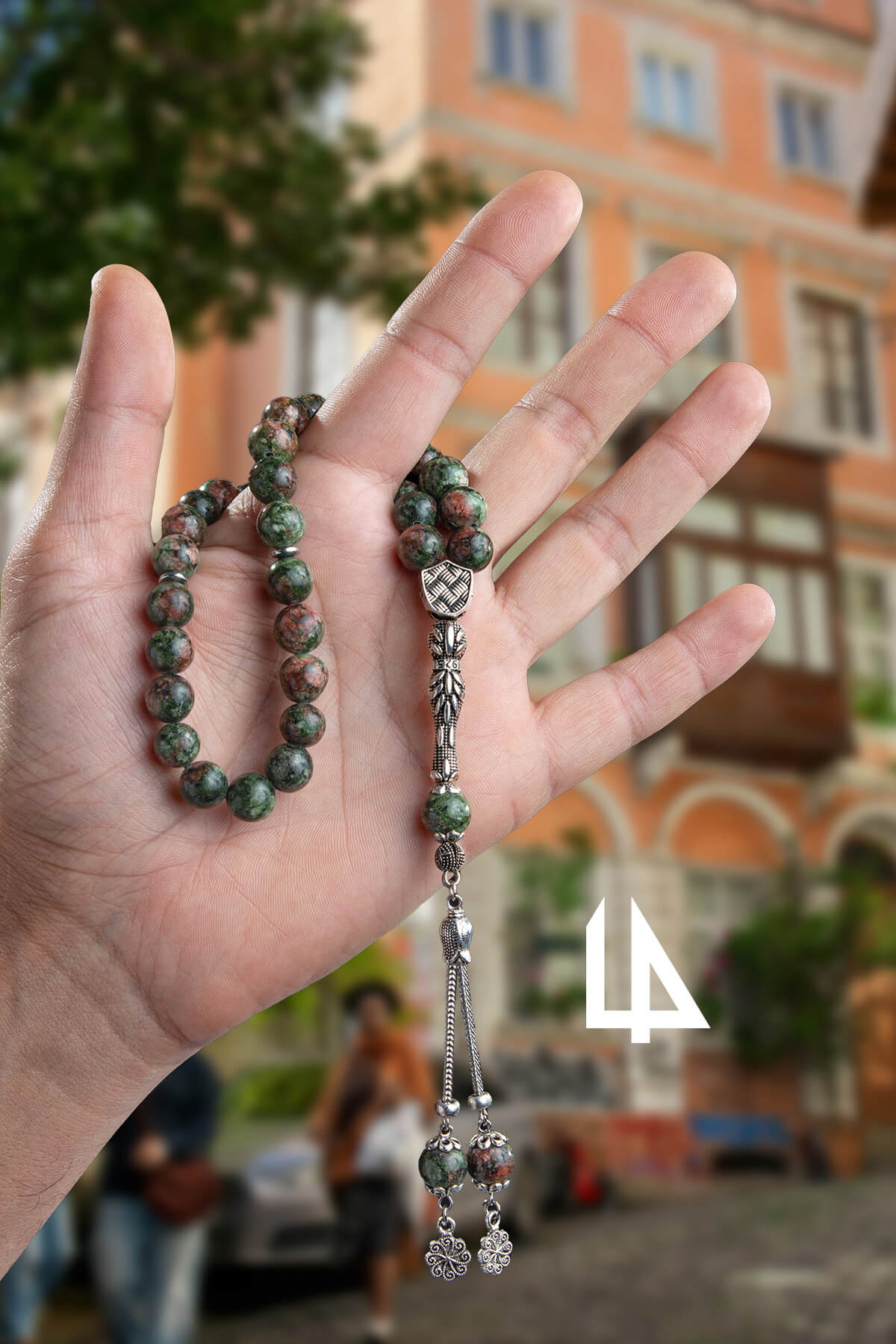 Sıkma Doğal Taş Küre Kesim 33 lü 10mm Tesbih