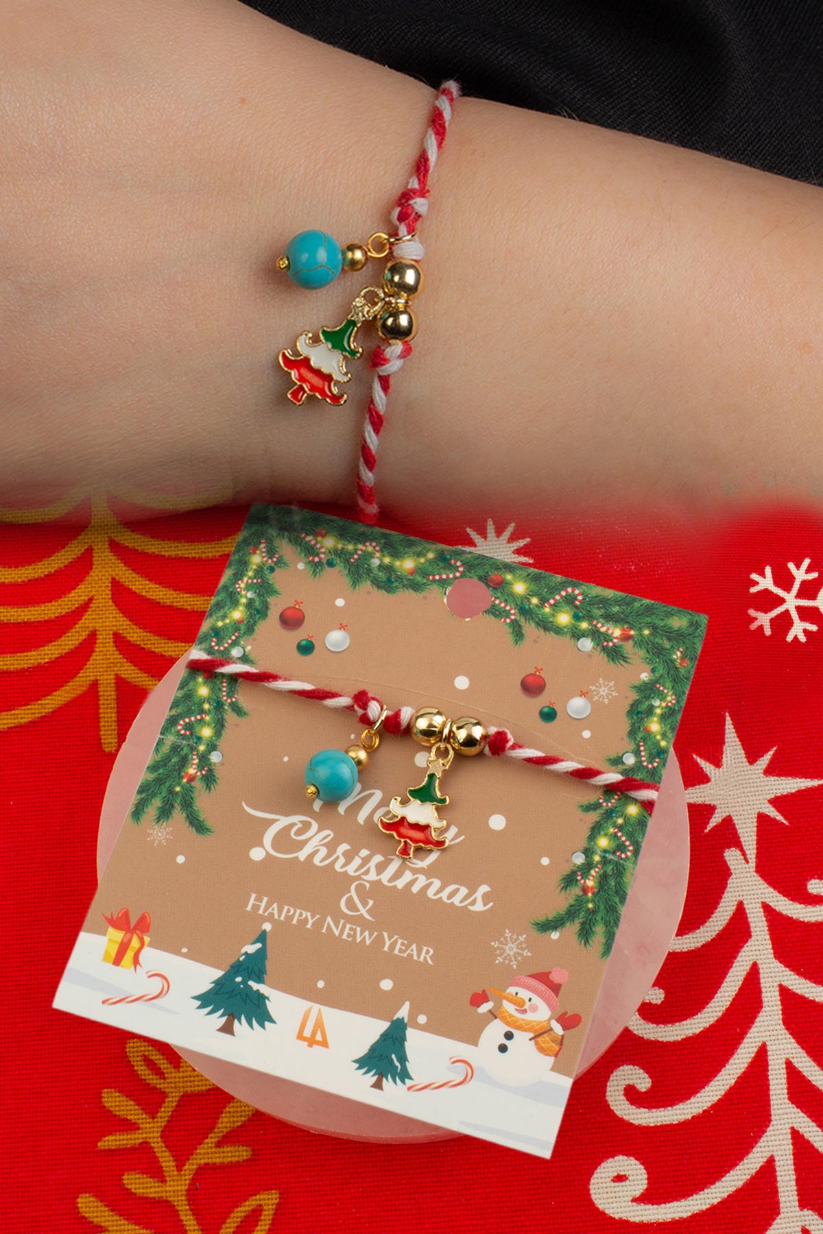 Sıkma Turkuaz Doğal Taş Marteniçka Bileklik