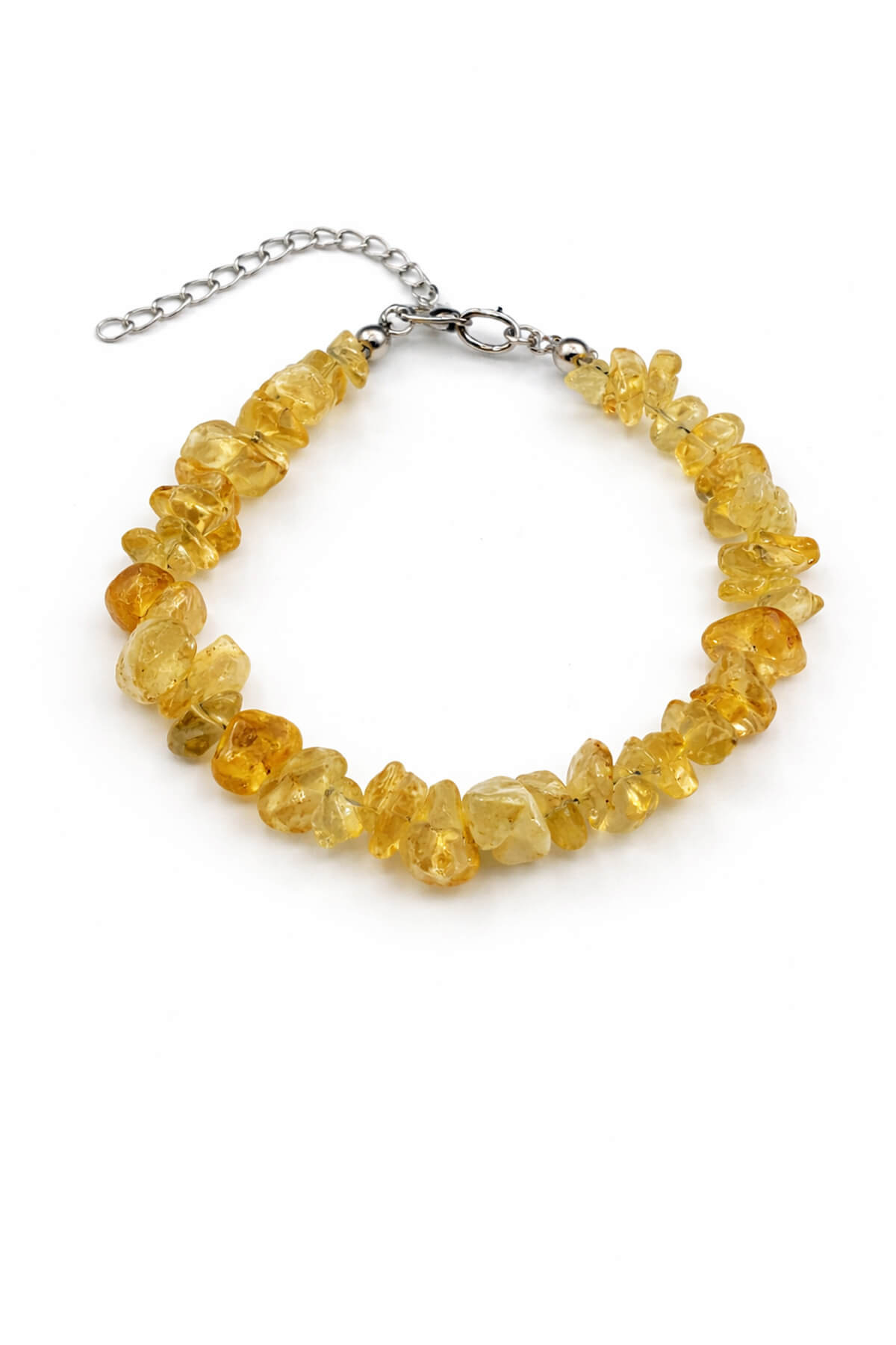 Sitrin Doğal Kırık Taş Bileklik