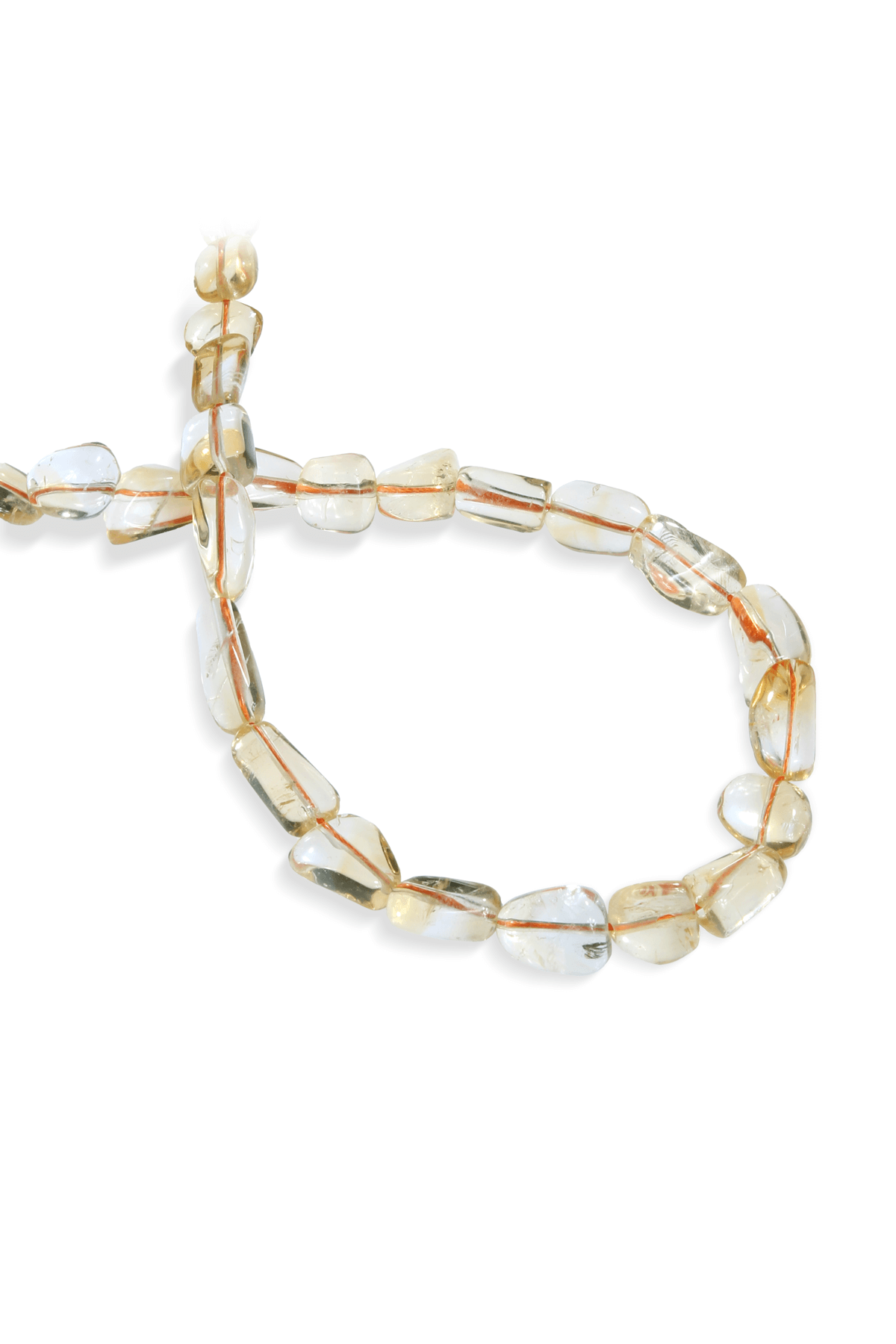 Sitrin Doğal Taş Amorf Kesim 10x15mm Dizi