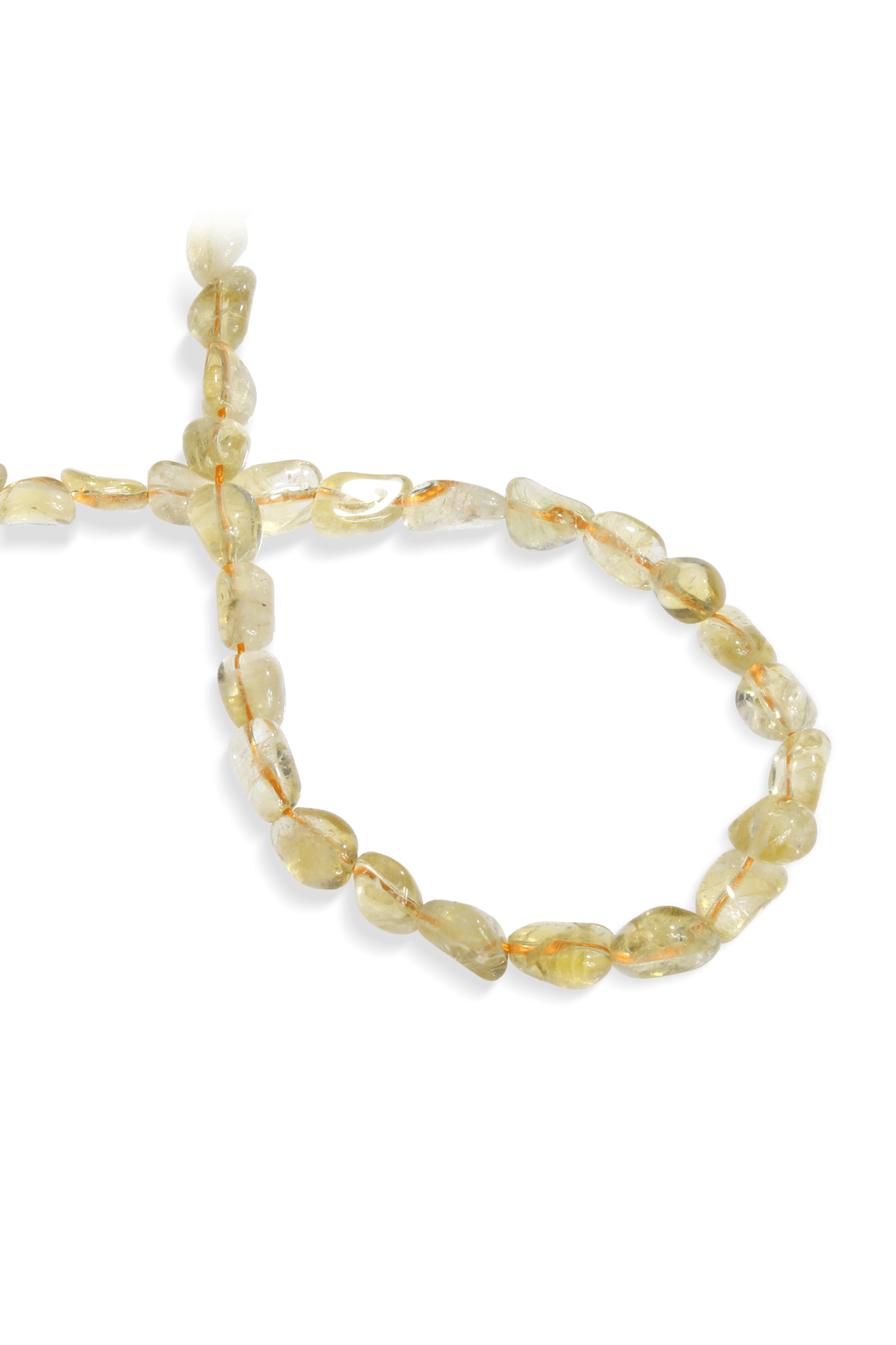 Sitrin Doğal Taş Amorf Kesim 10x15mm Dizi