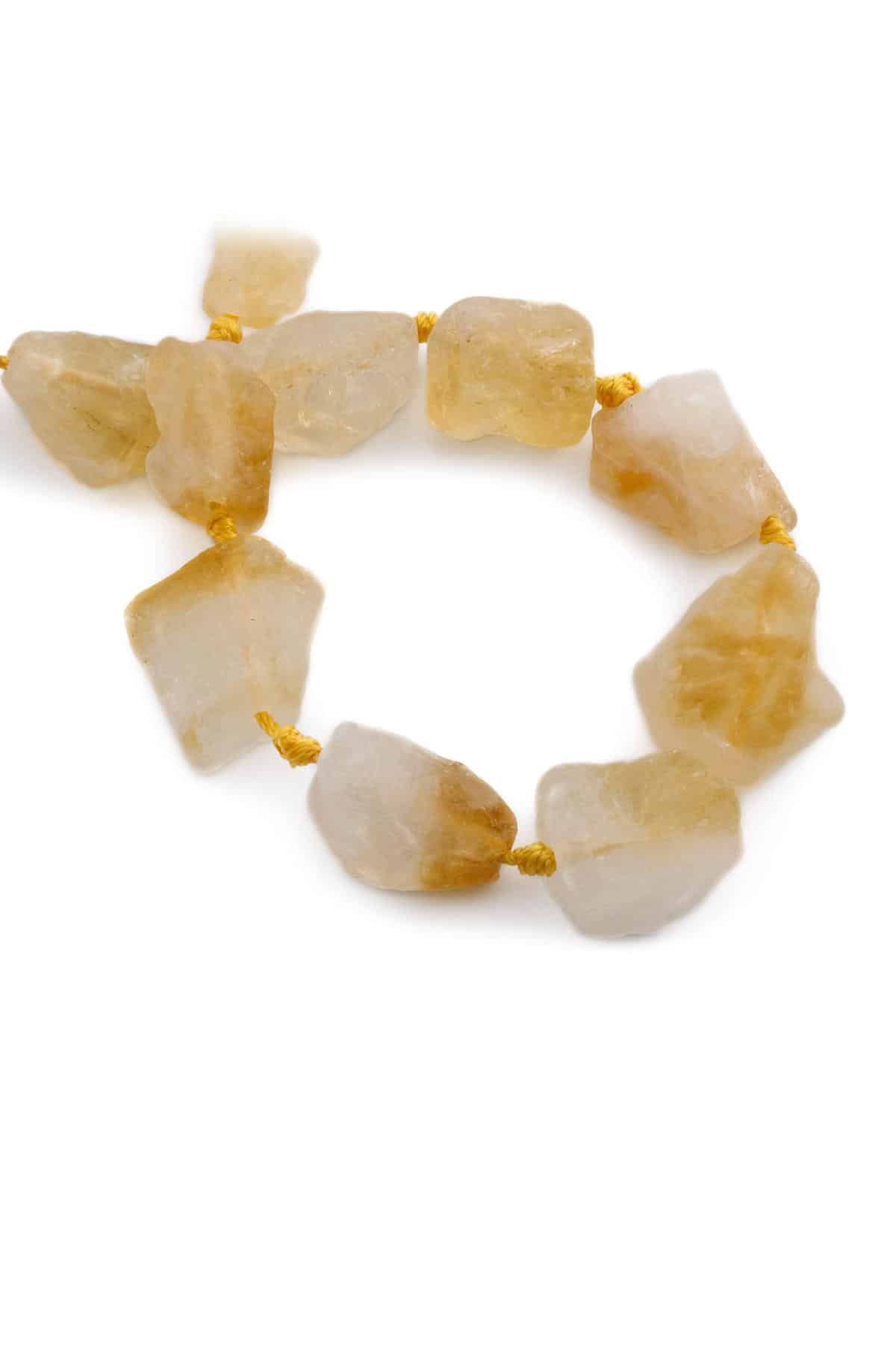 Citrine Natural Stone String Of Beads