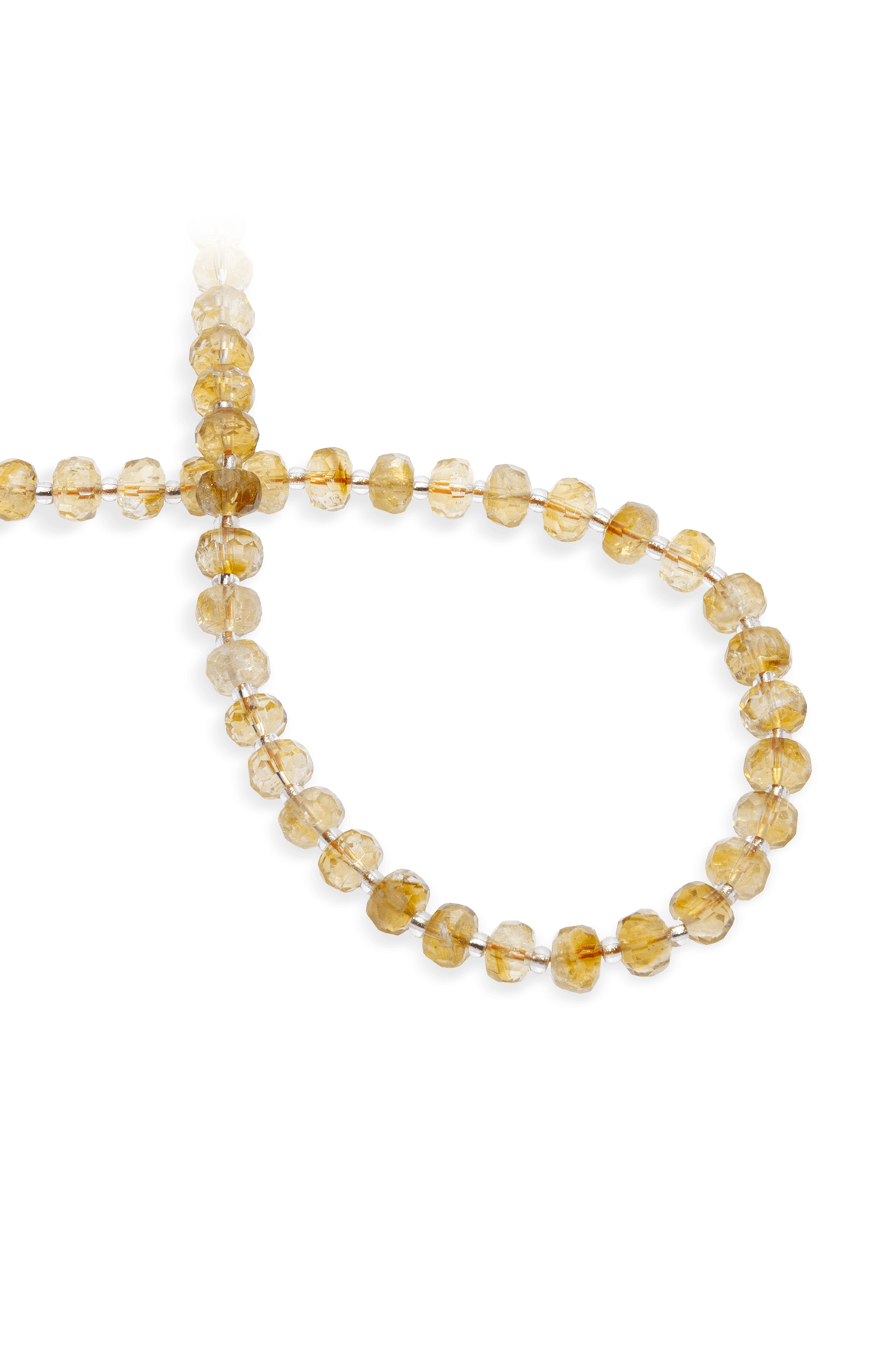 Sitrin Taşı Rondela Kesim 8x6mm Dizi