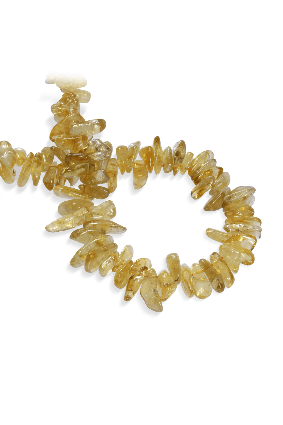 Sitrin Doğal Taş Parlak Amorf Kesim 6x18mm Dizi