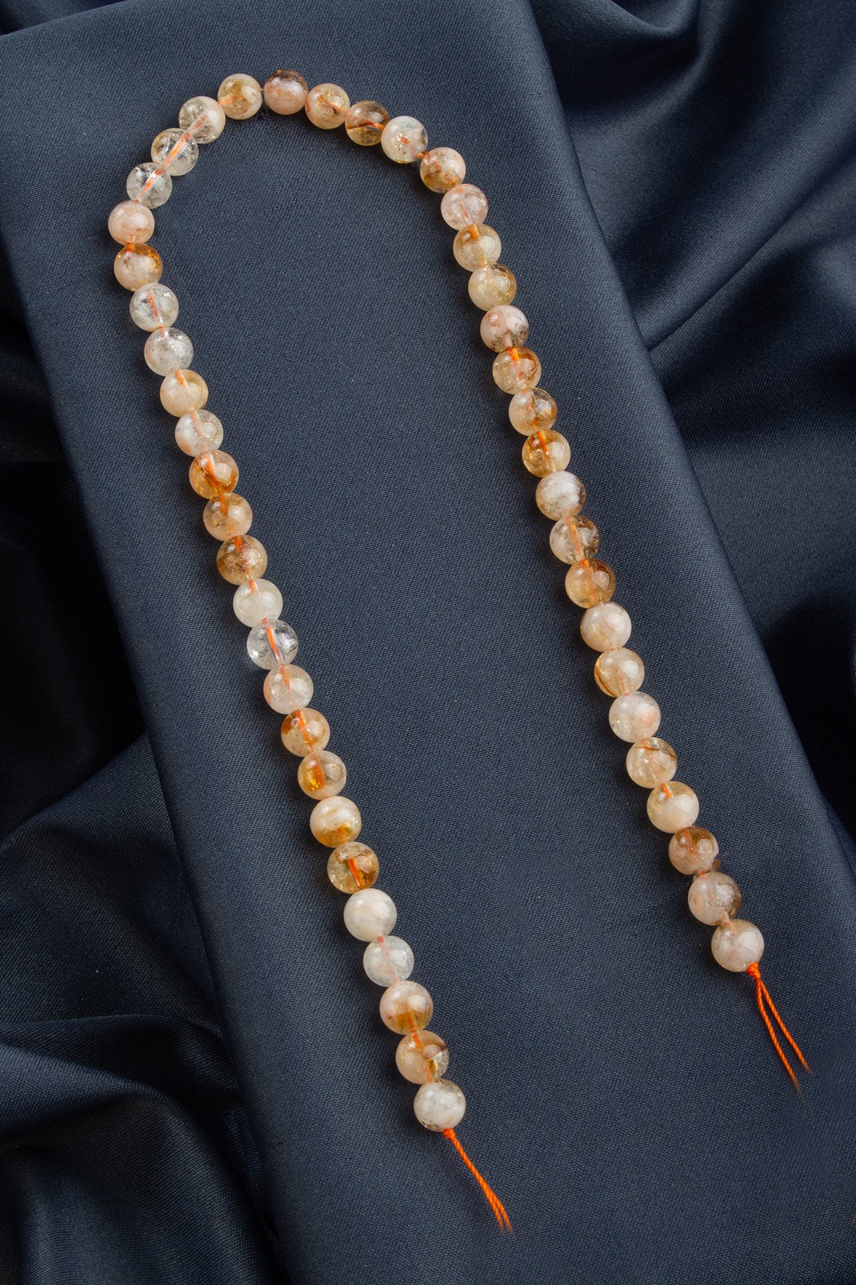 Sitrin Doğal Taş Parlak Sarı Küre Kesim 8mm Dizi [AB+]