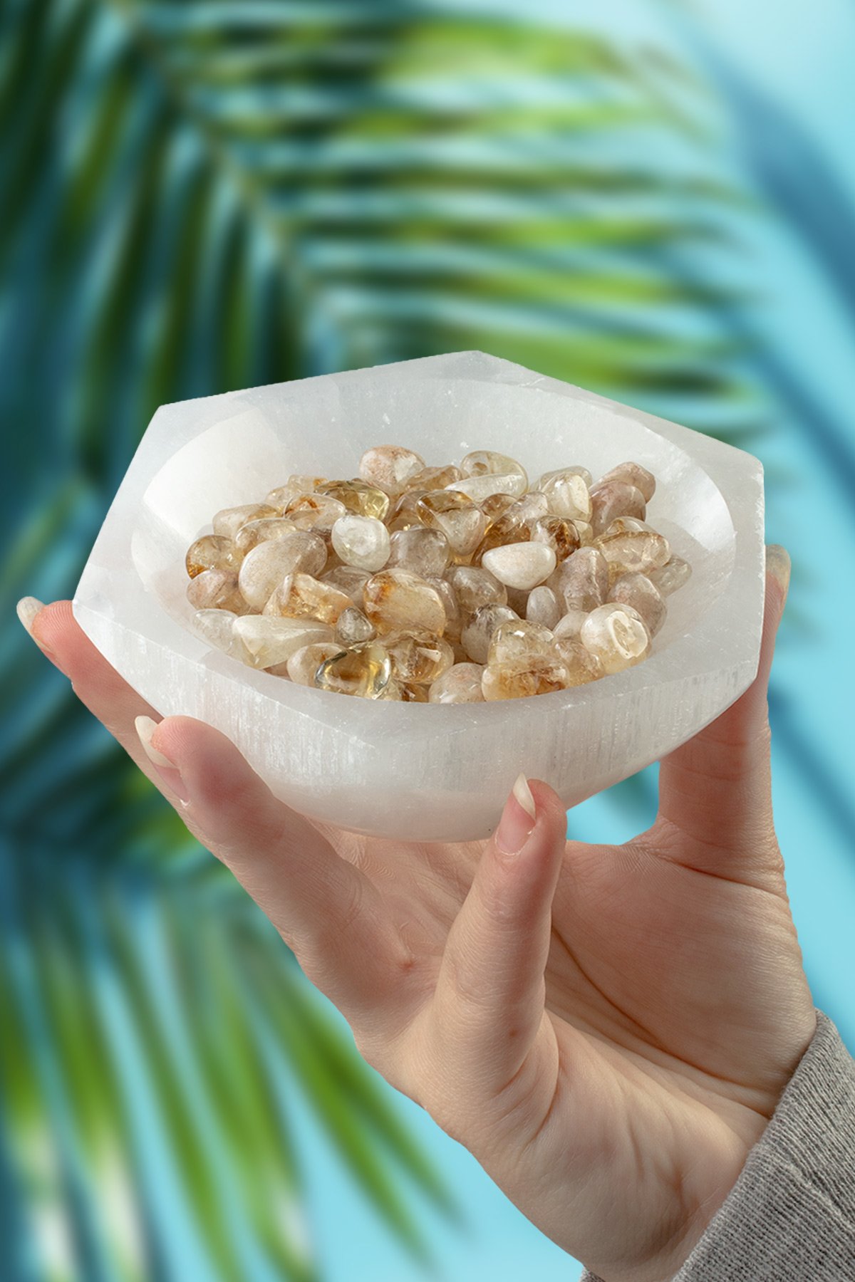 Sitrin Taşı Tamburlanmış Kütle - 100 Gram