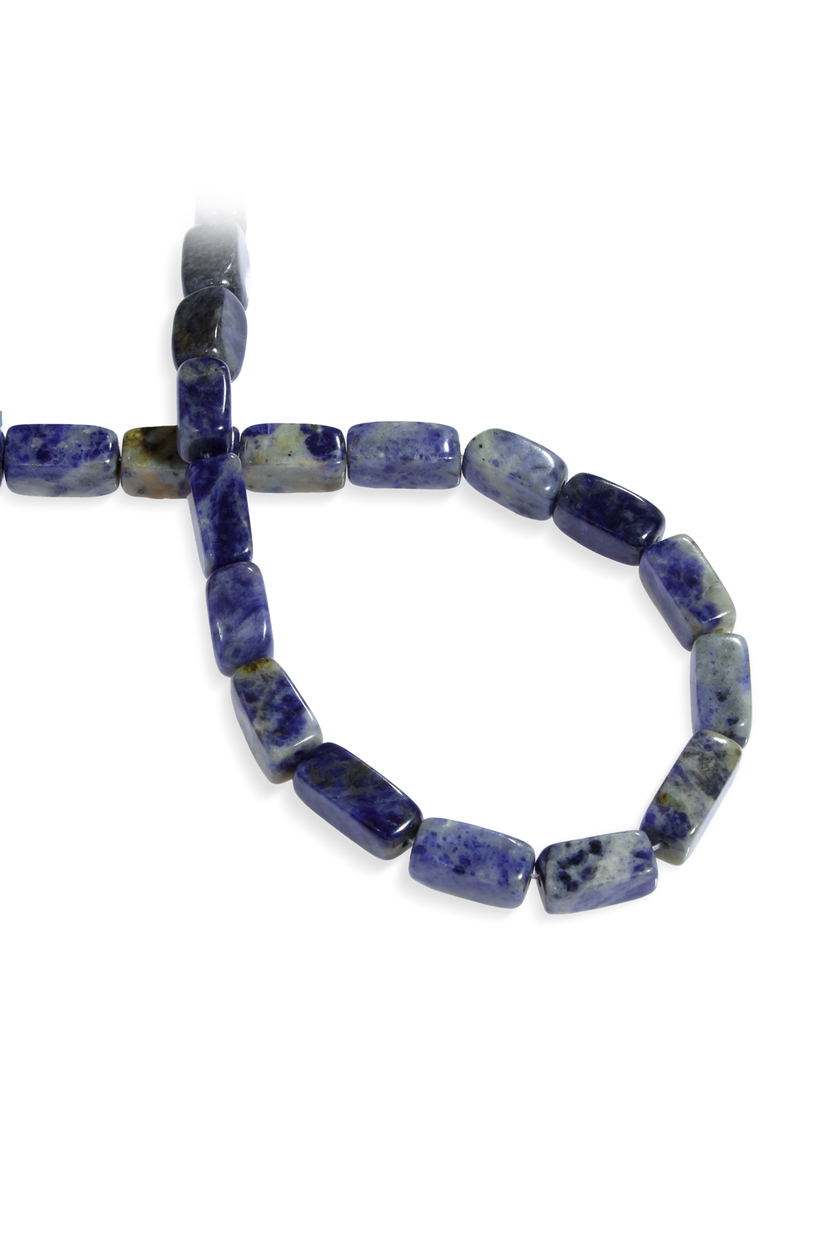 Sodalit Doğal Taş Dikdörtgen Kesim 8x14mm Dizi