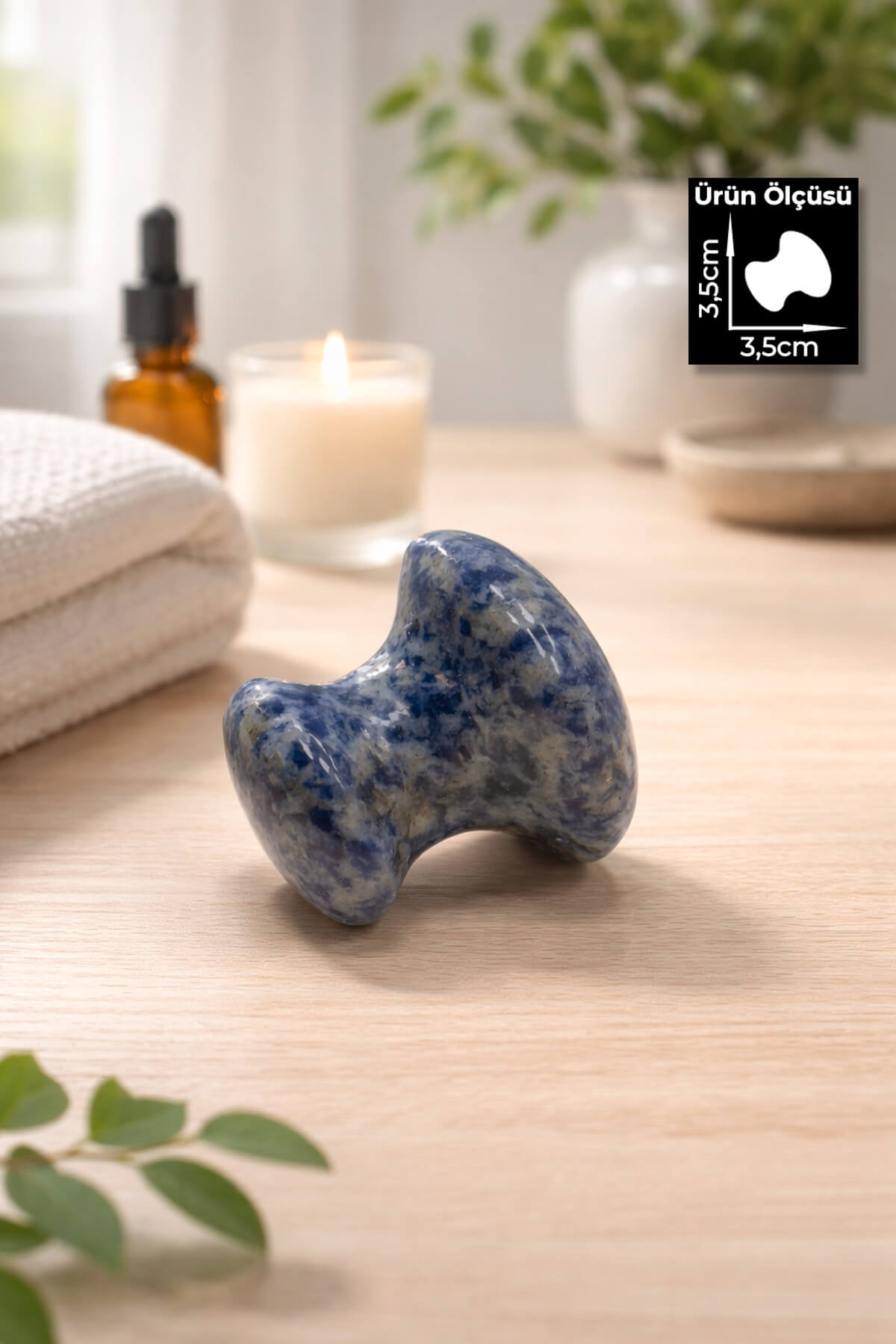 Sodalit Taşı Mantar Masaj Aleti