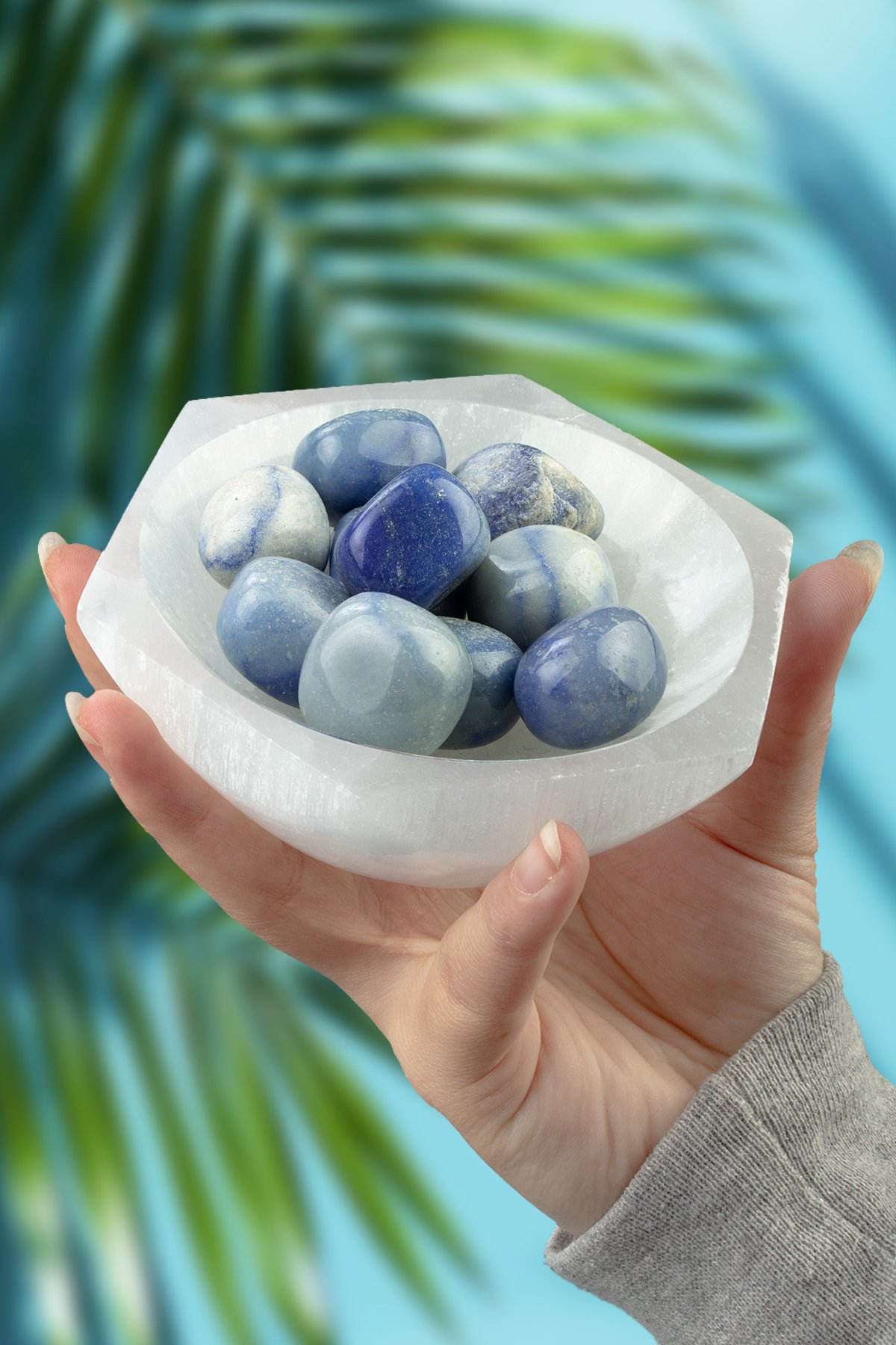 Sodalit Taşı Tamburlanmış Kütle - 100 Gram