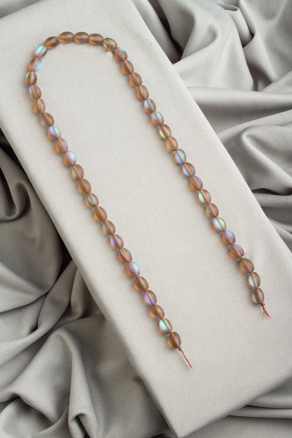 Termal Kuvars Doğal Taş Mat Kahverengi Arpa Kesim 6x9mm Dizi [AB+]