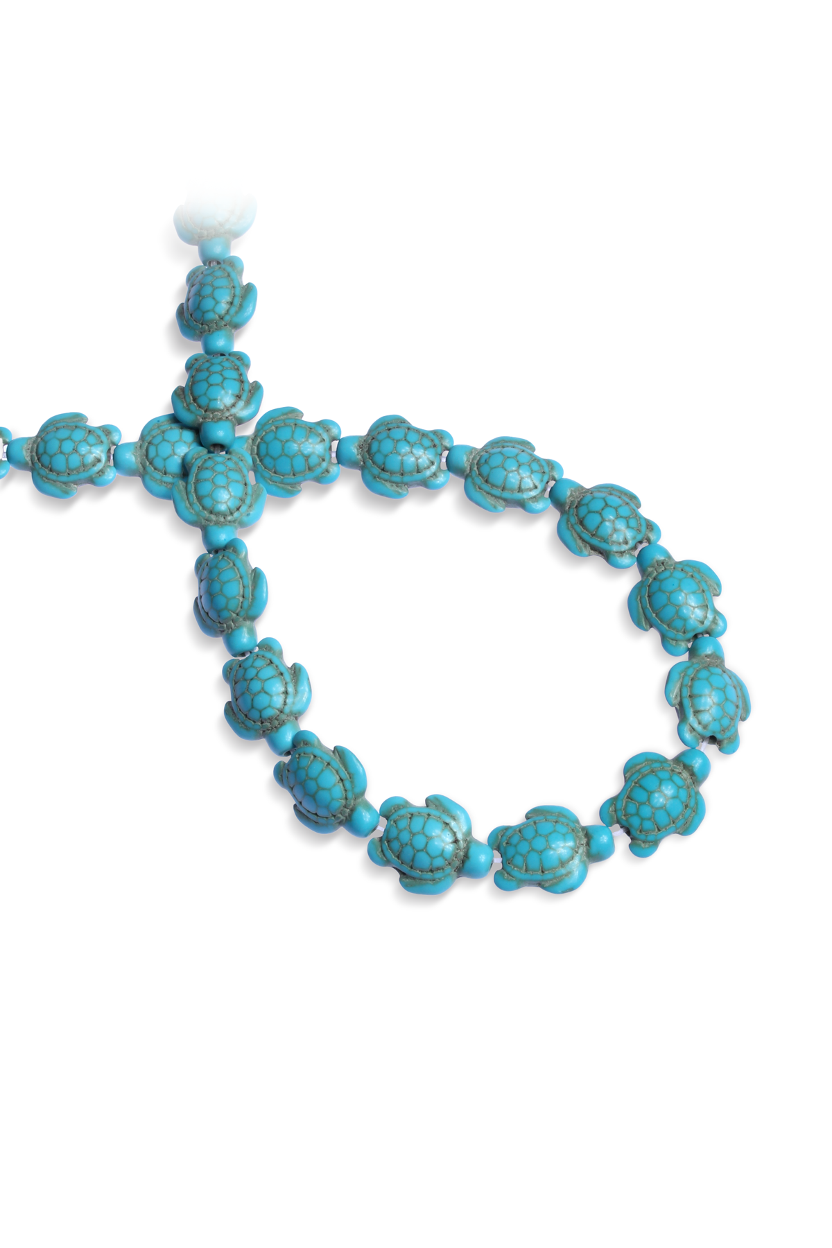 Sıkma Turkuaz Taşı Kaplumbağa Kesim Karışık Dizi