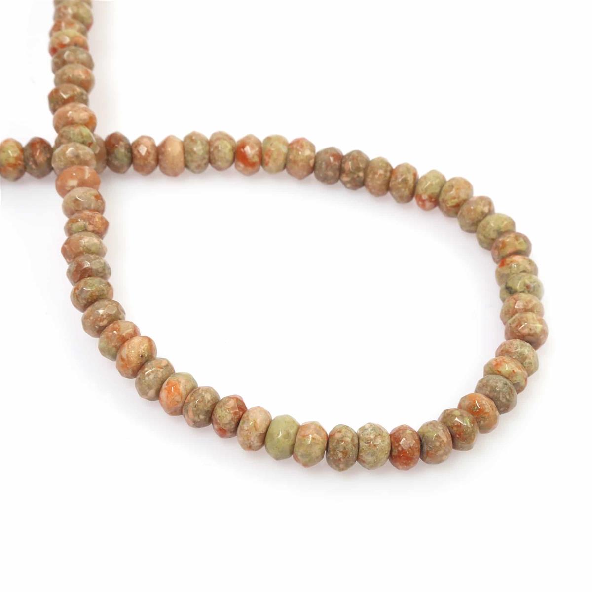 Unakit Doğal Taş Dore Kesim 6x2mm Dizi