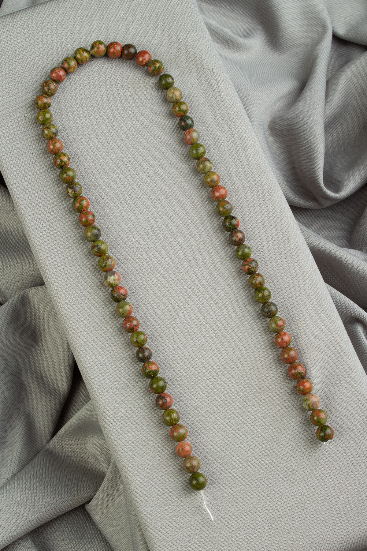 Unakit Doğal Taş Parlak Küre Kesim 6mm Dizi