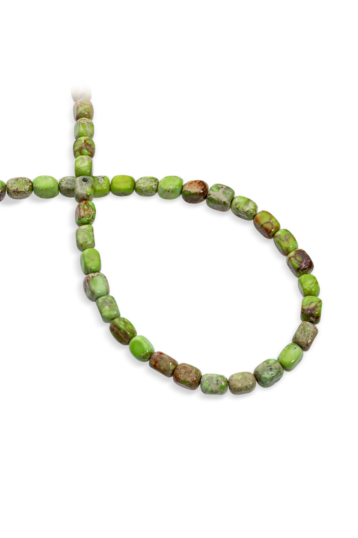 Varasit Doğal Taş Hardal Dikdörtgen Kesim 6x7mm Dizi