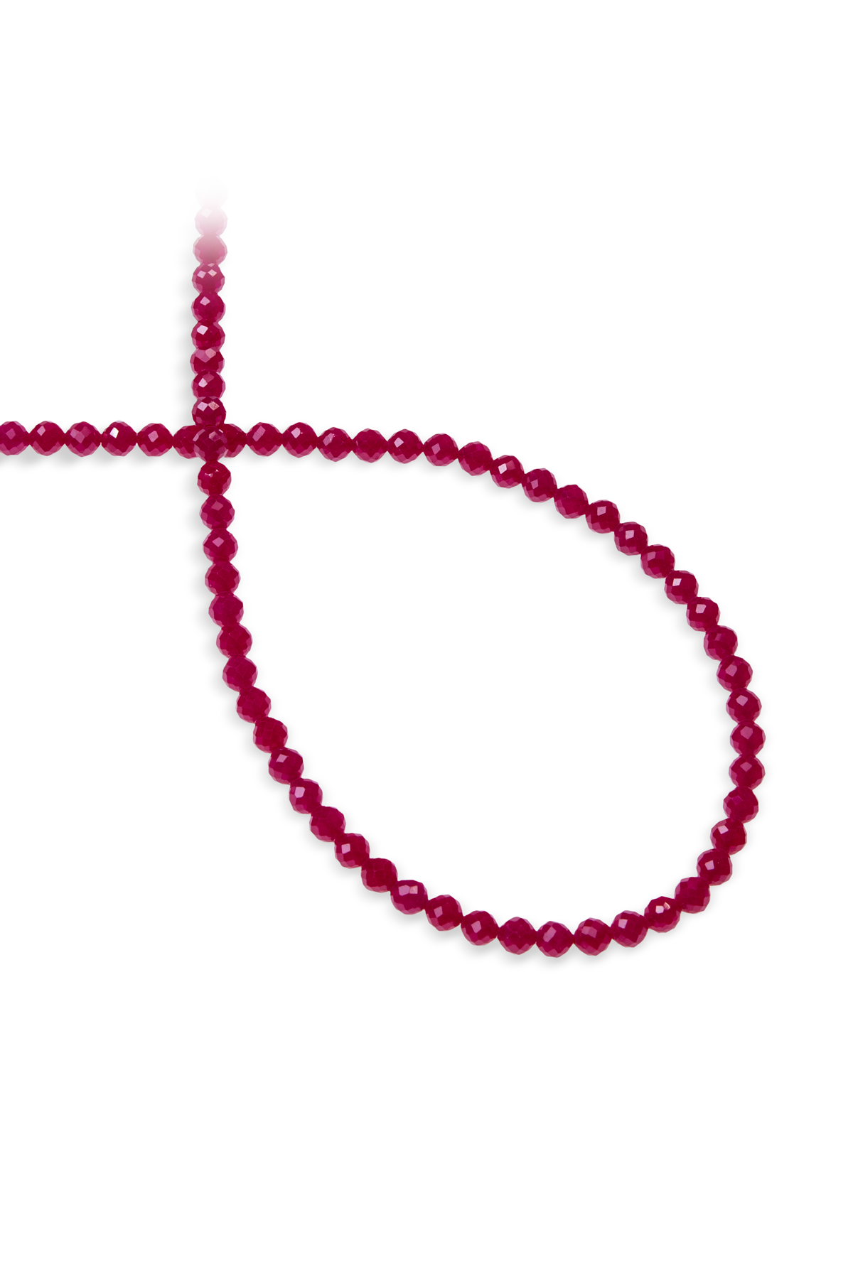 Ruby Doğal Taş Faset Kesim 4mm Dizi