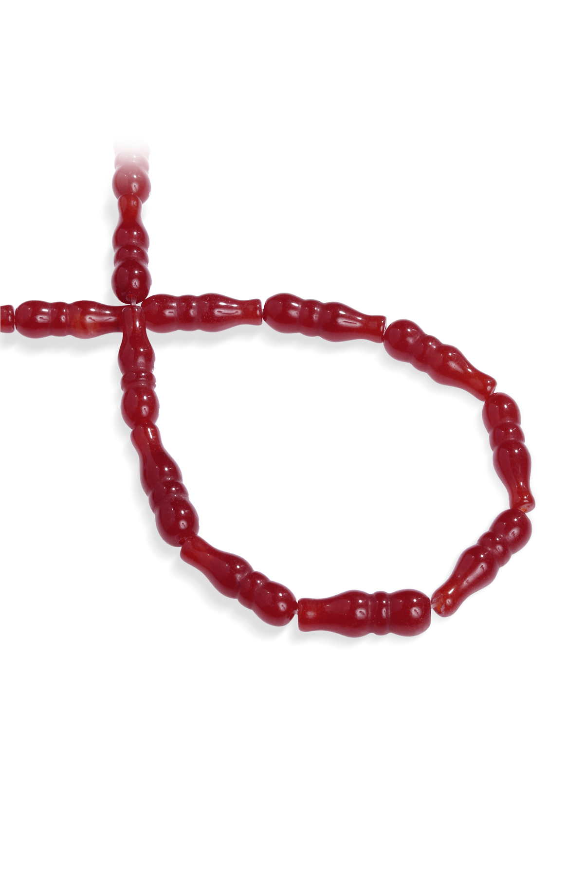 Yemen Akik Doğal Taş İmame Kesim 8x24mm Dizi