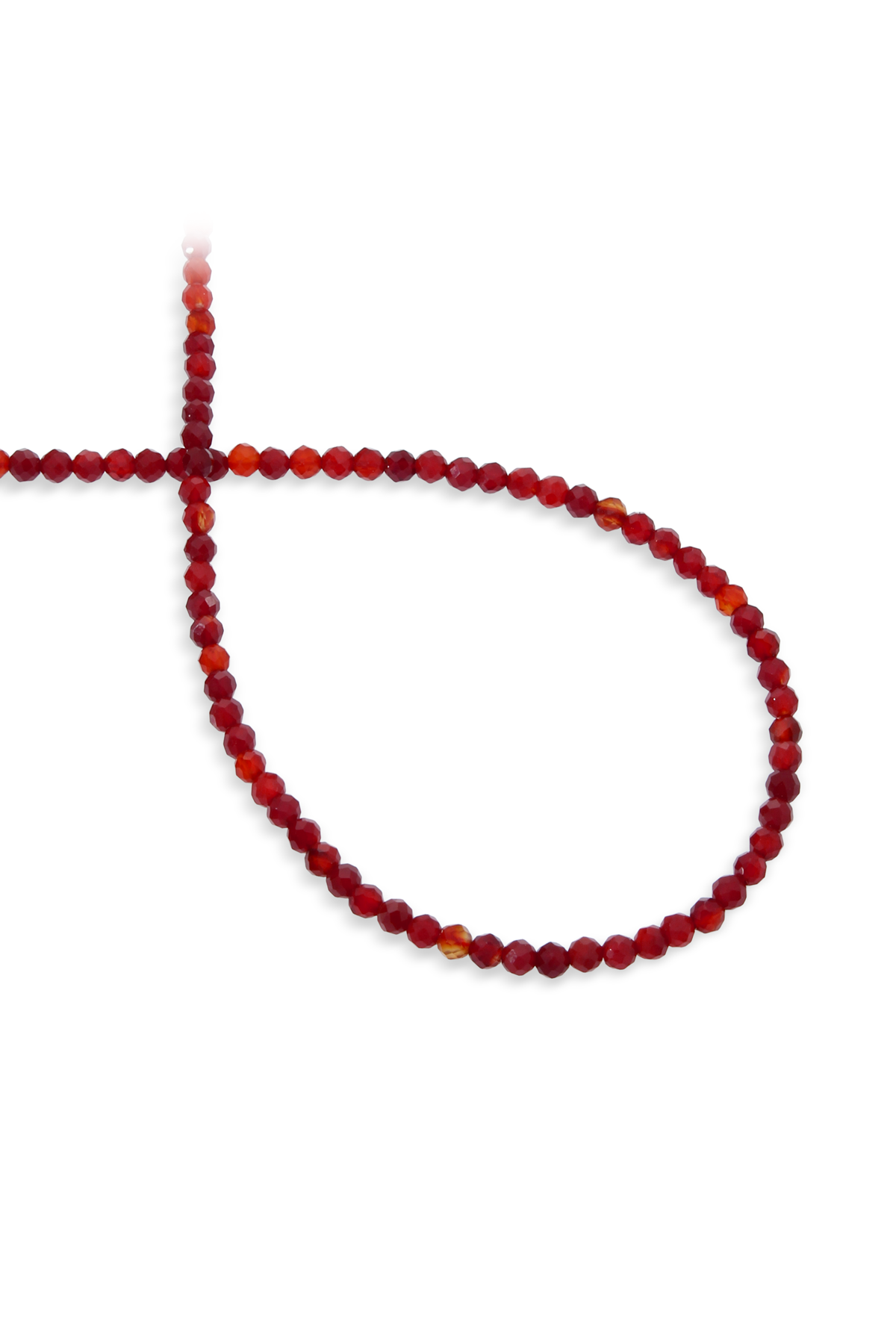 Yemen Akik Doğal Taş Küre Faset Kesim 3mm Dizi