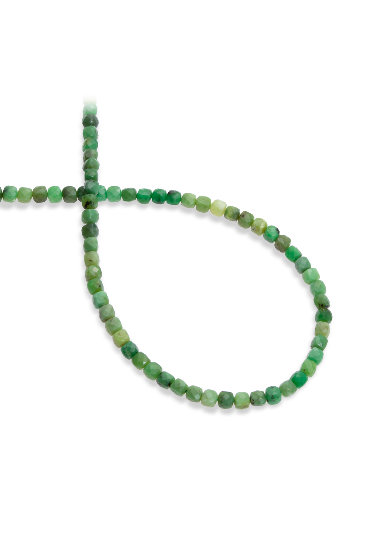 Yeşim Doğal Taş Küp Kesim 4x4mm Dizi